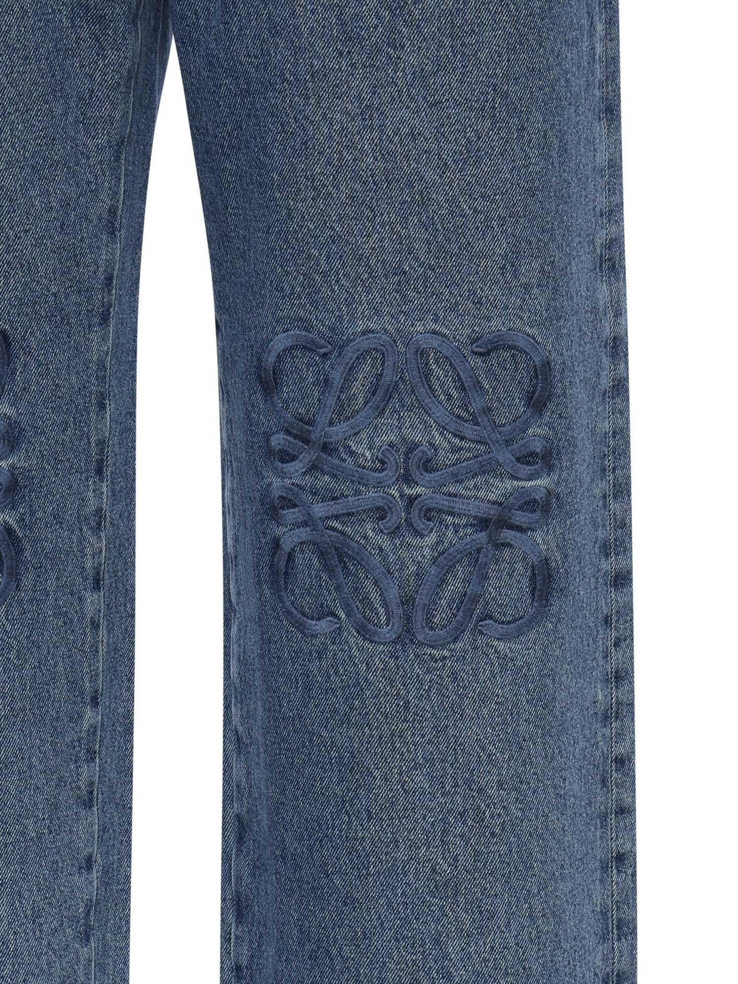 Jeans Anagram in denim