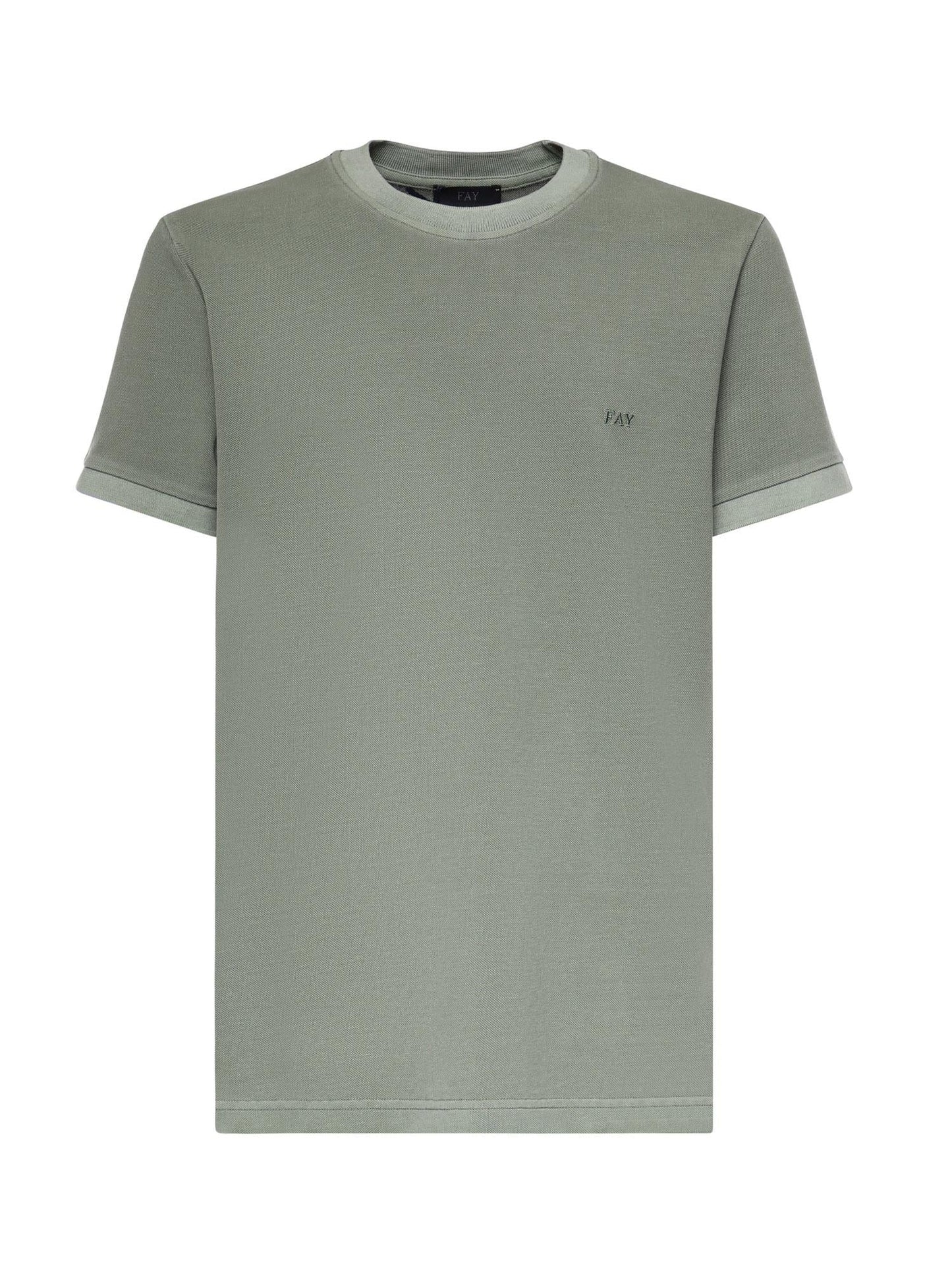 T-shirt in piquet di cotone