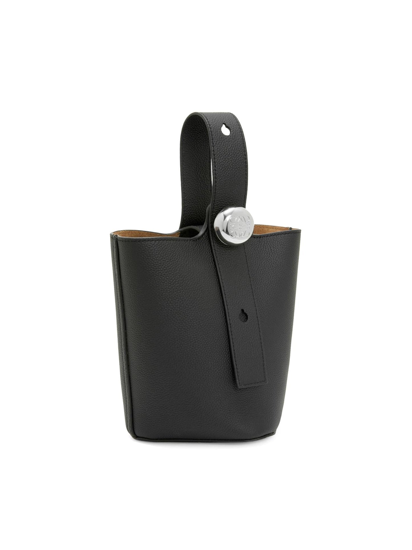 Borsa a secchiello in pelle di vitello