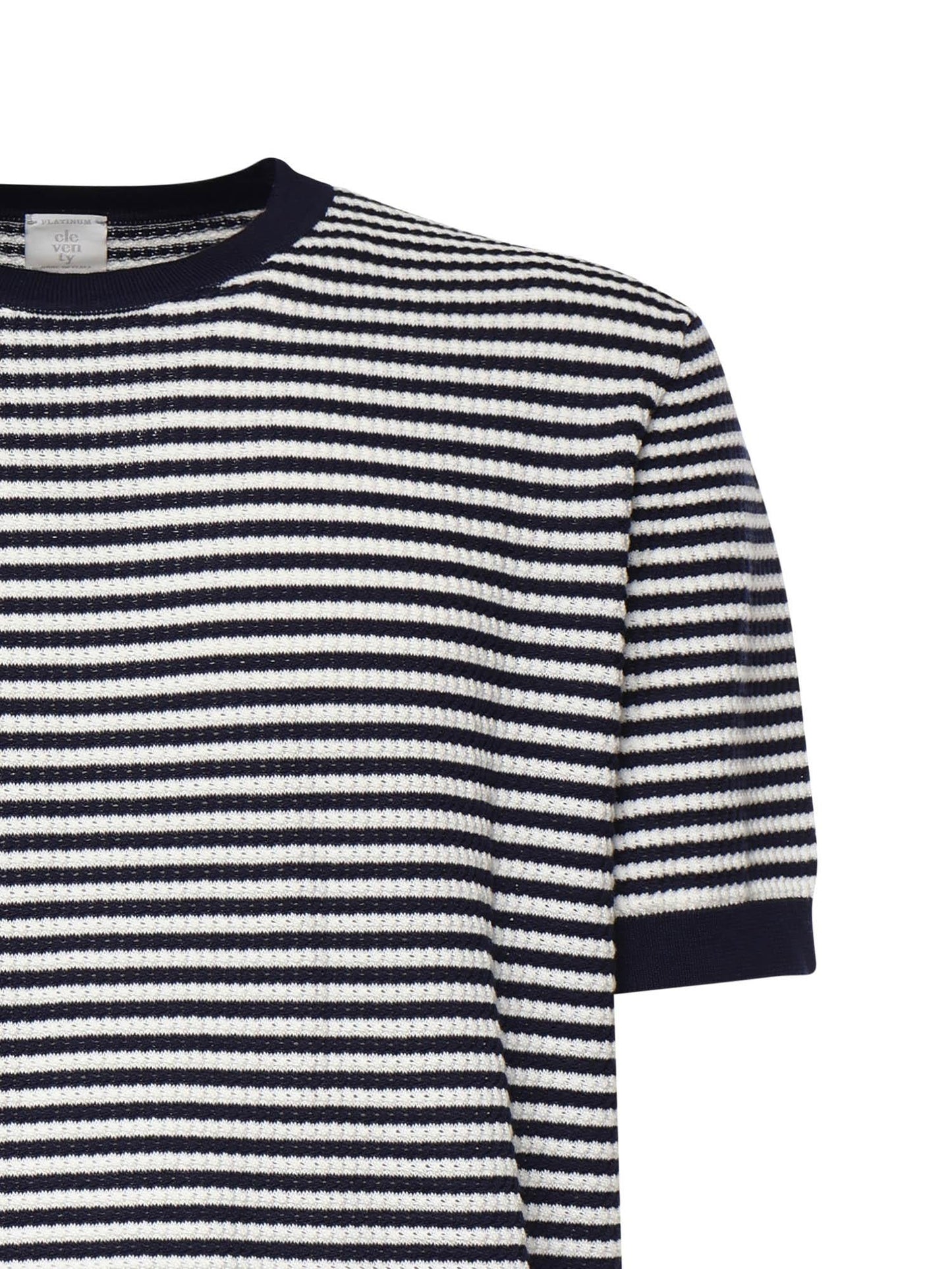 T-shirt a righe in cotone