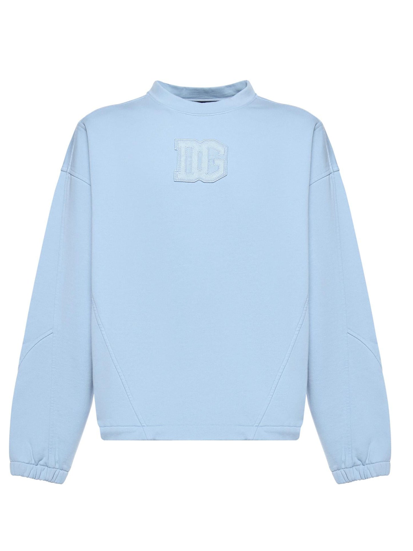 Felpa in cotone con logo