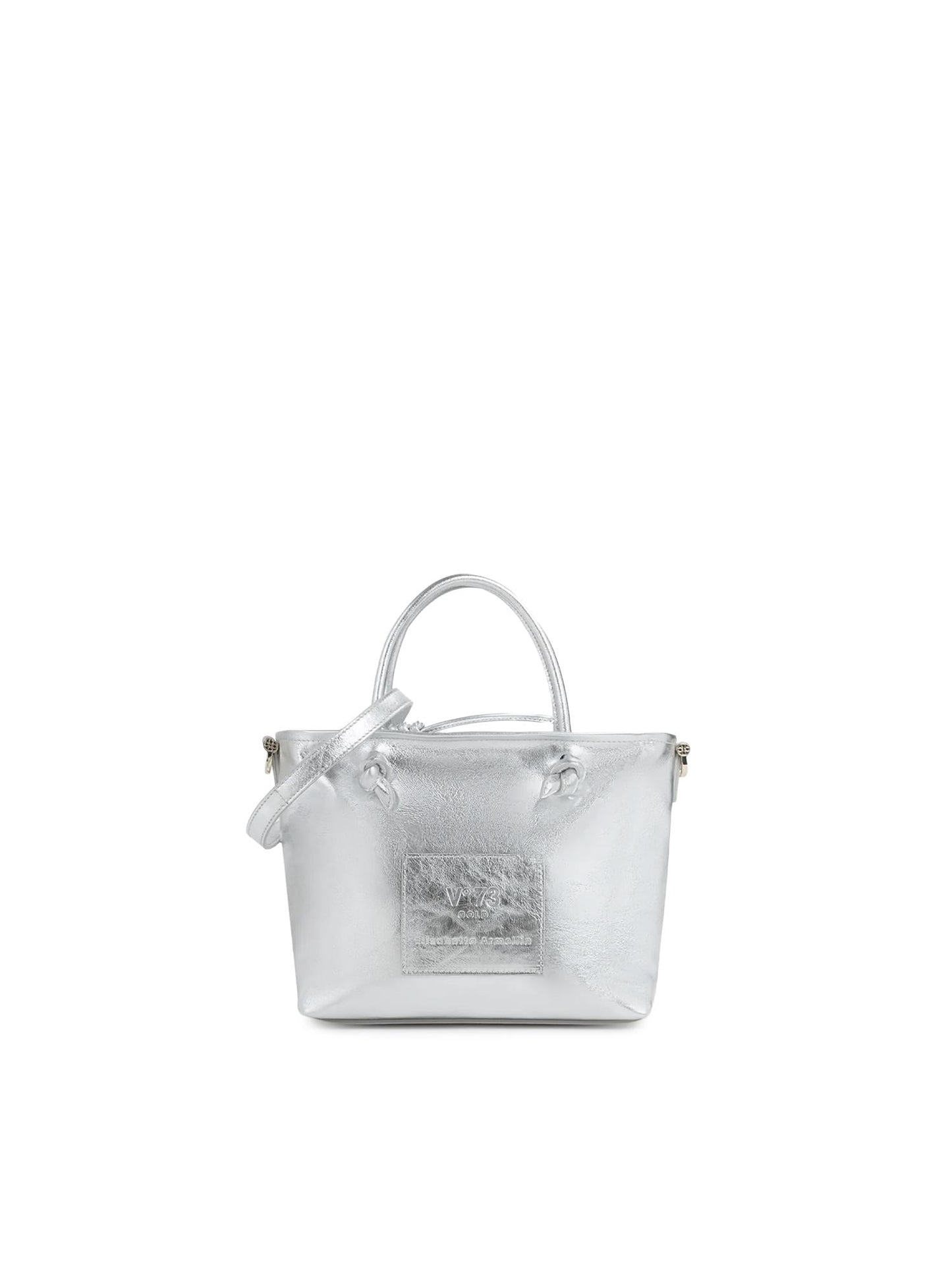 Mini bag in pelle con logo