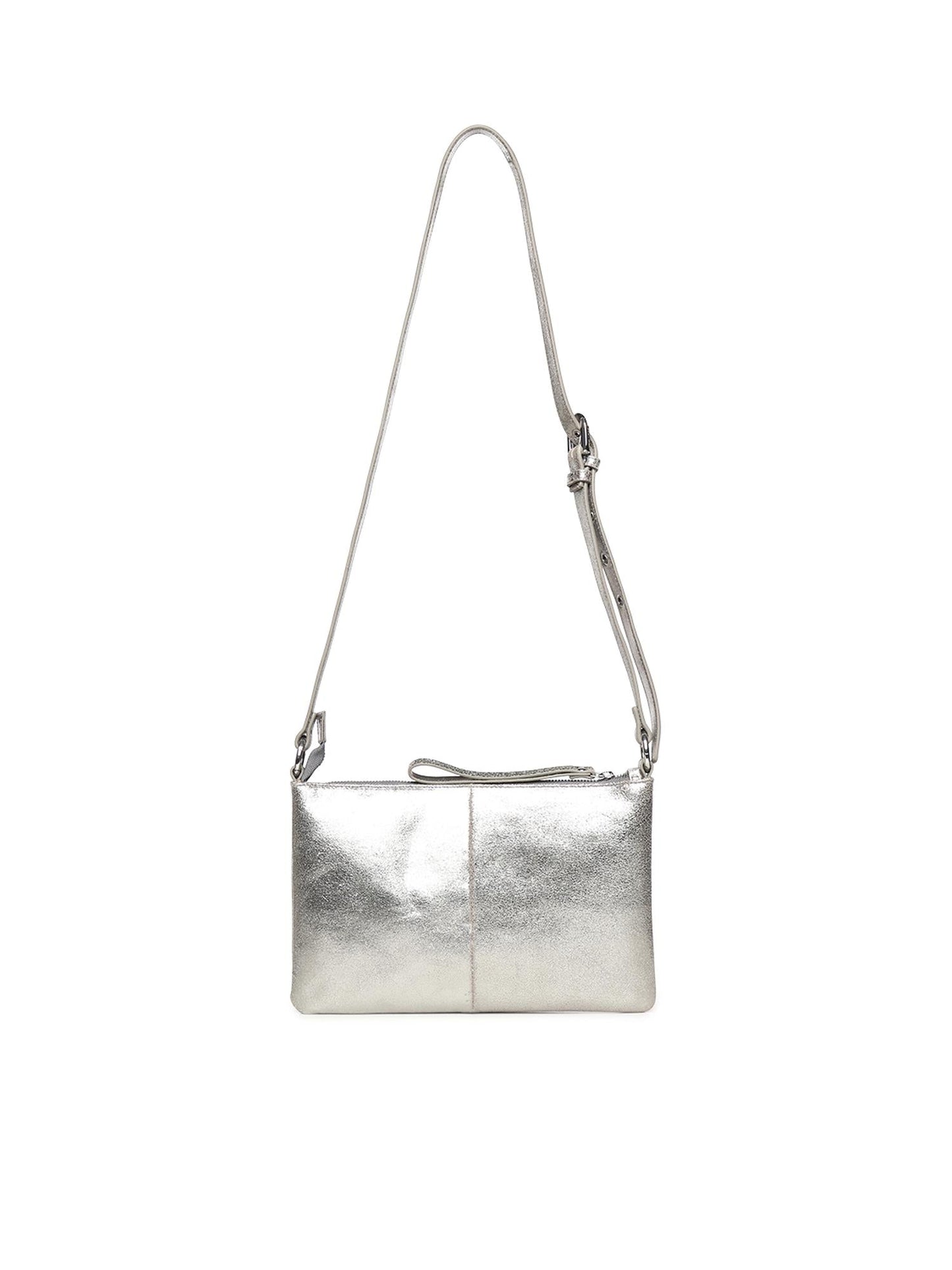 Pochette Flat in pelle