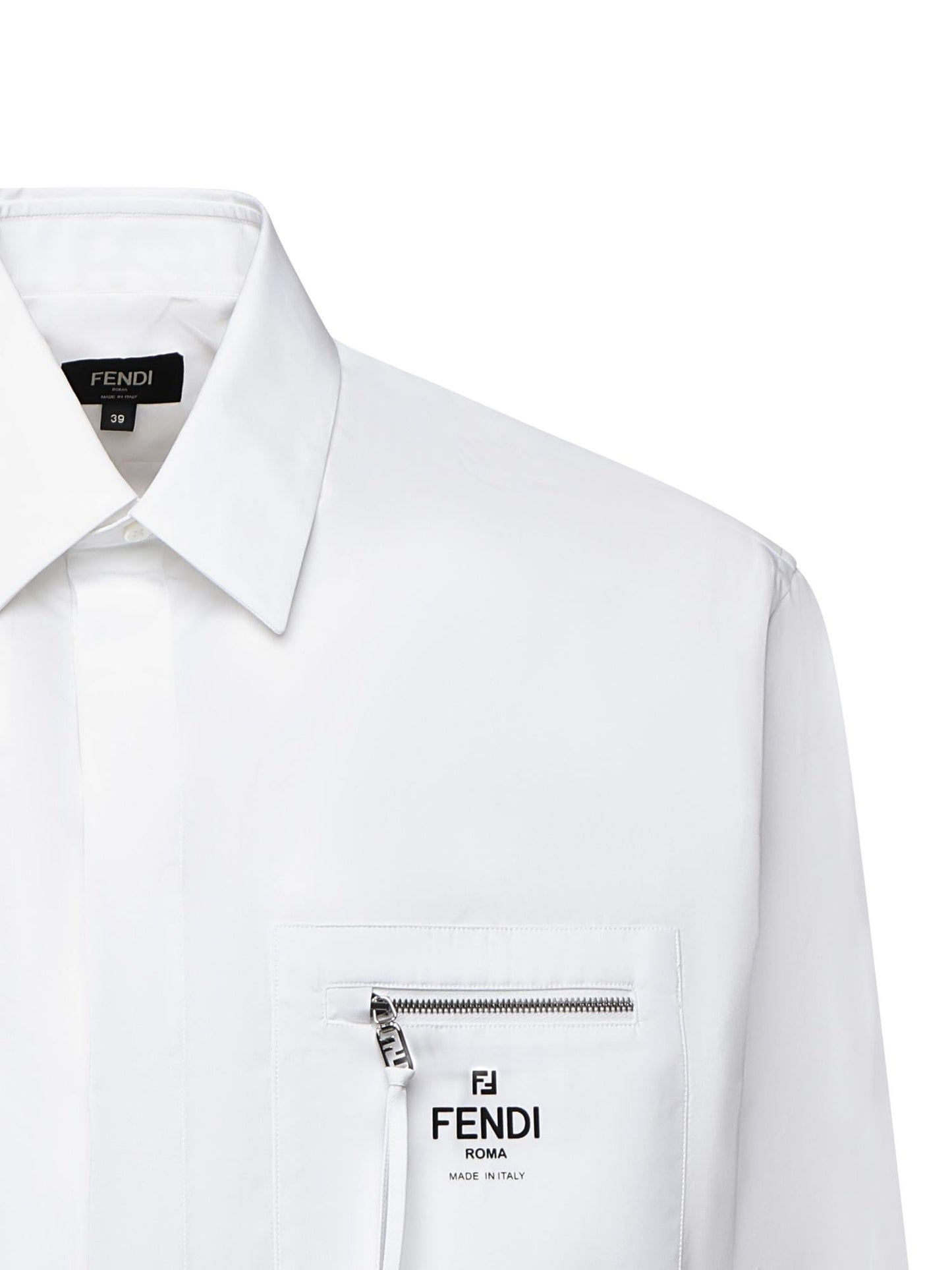 Camicia in cotone con logo