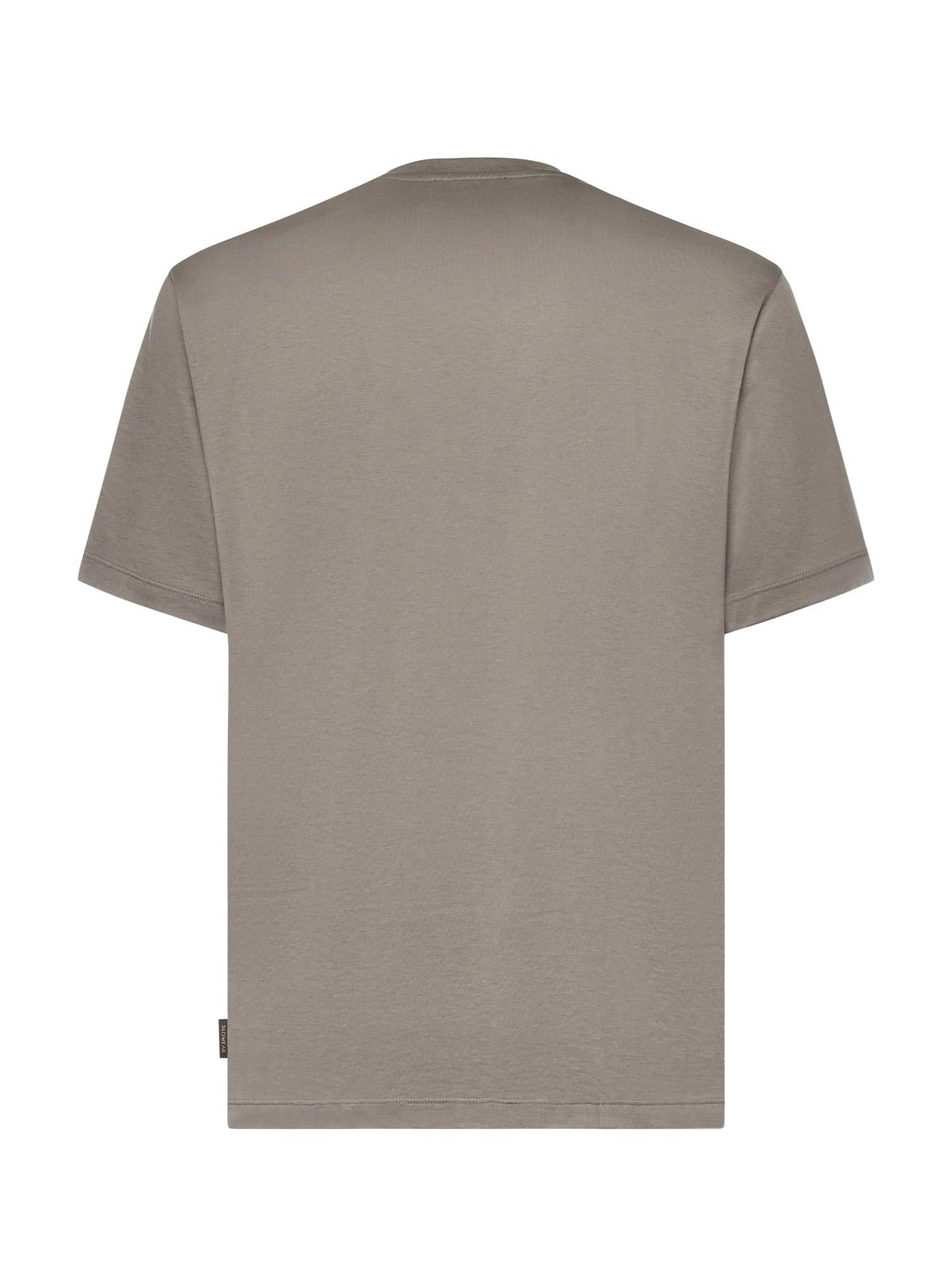 T-shirt in cotone e seta