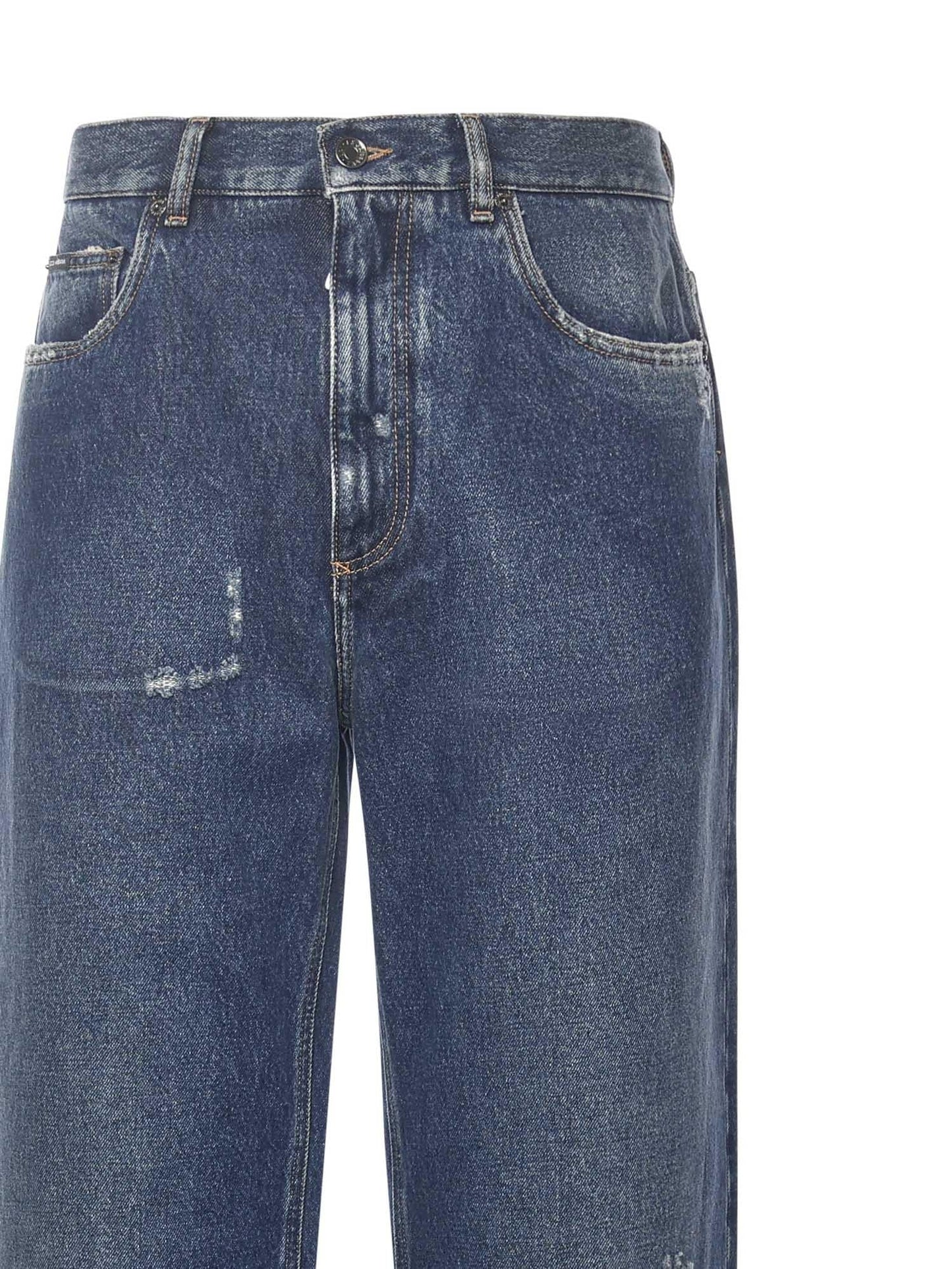 Jeans in denim di cotone
