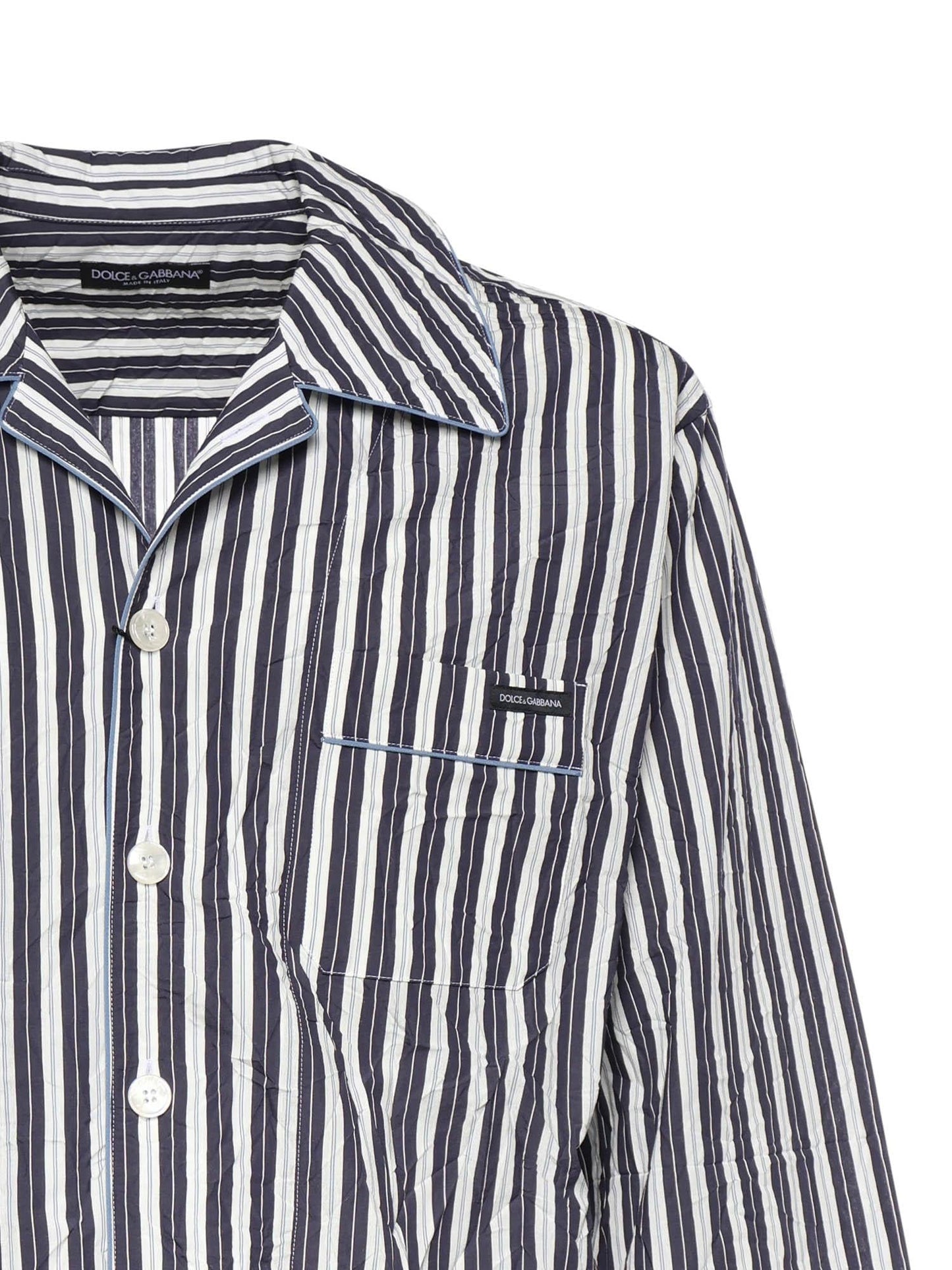 Camicia Vanity a righe con logo