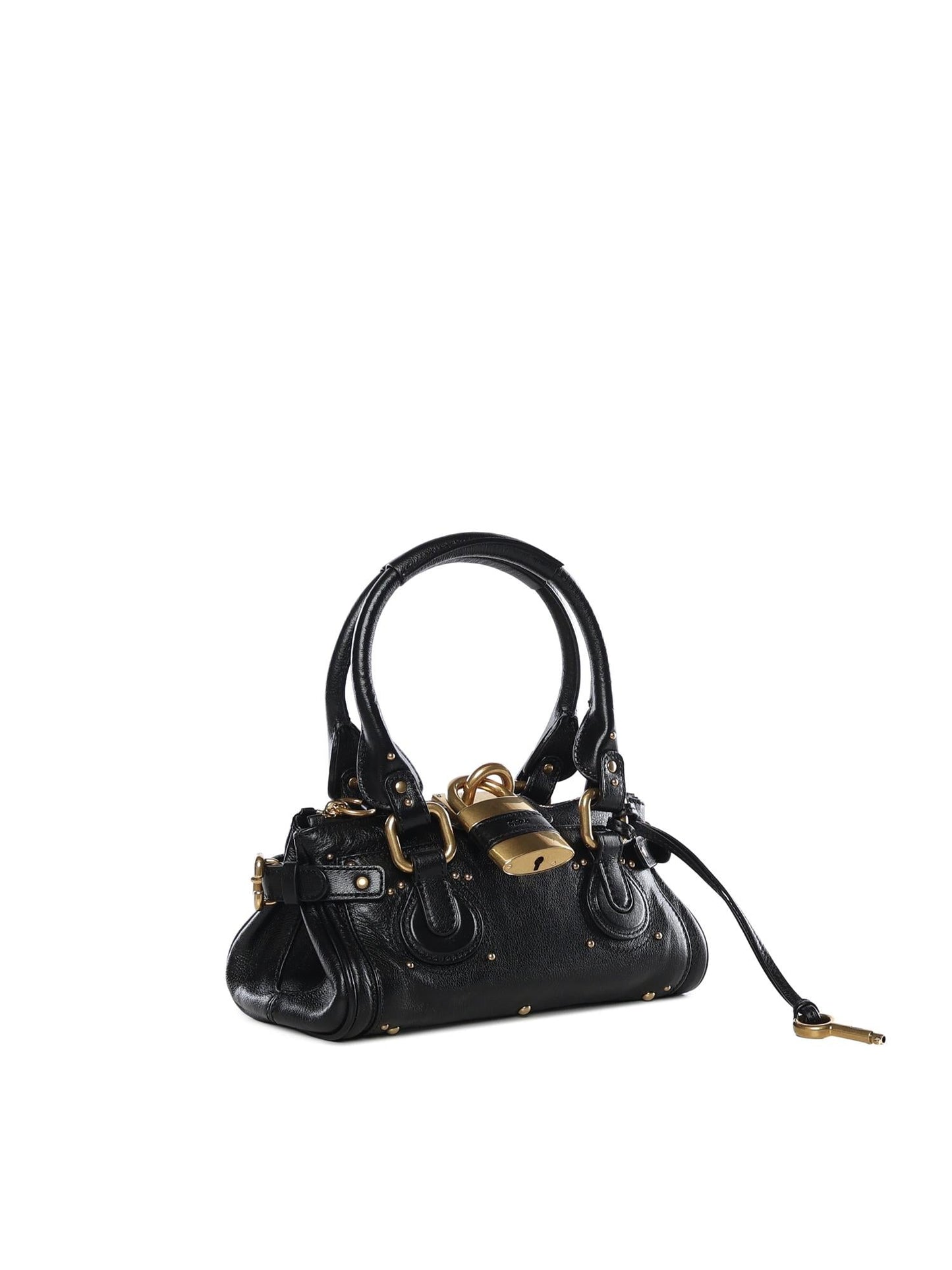 Borsa Paddington piccola in pelle granata