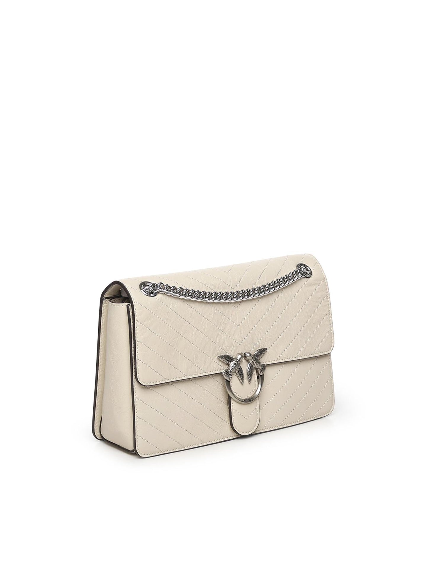 Borsa Love Bag One in pelle chevron
