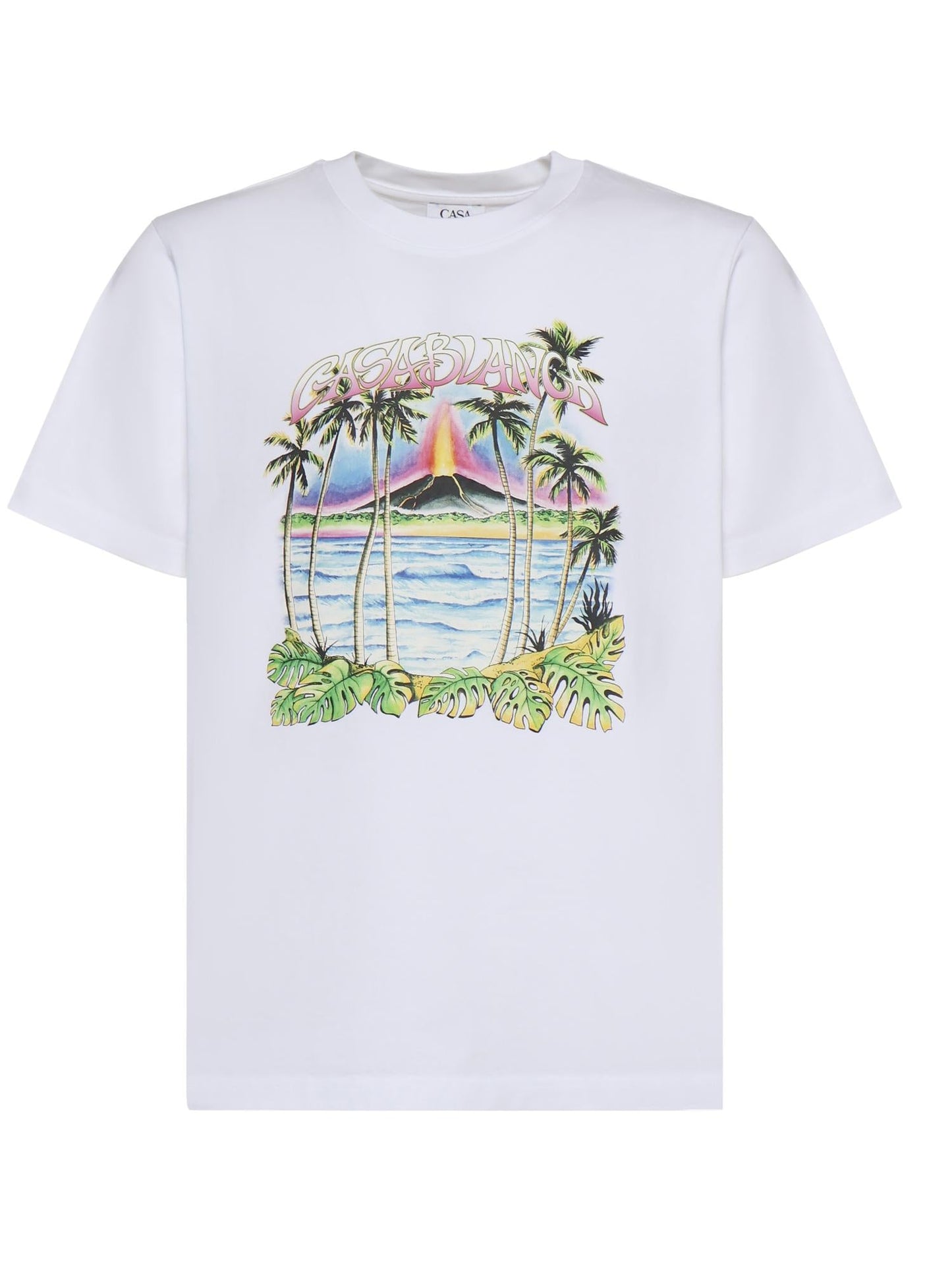 T-shirt con stampa in cotone