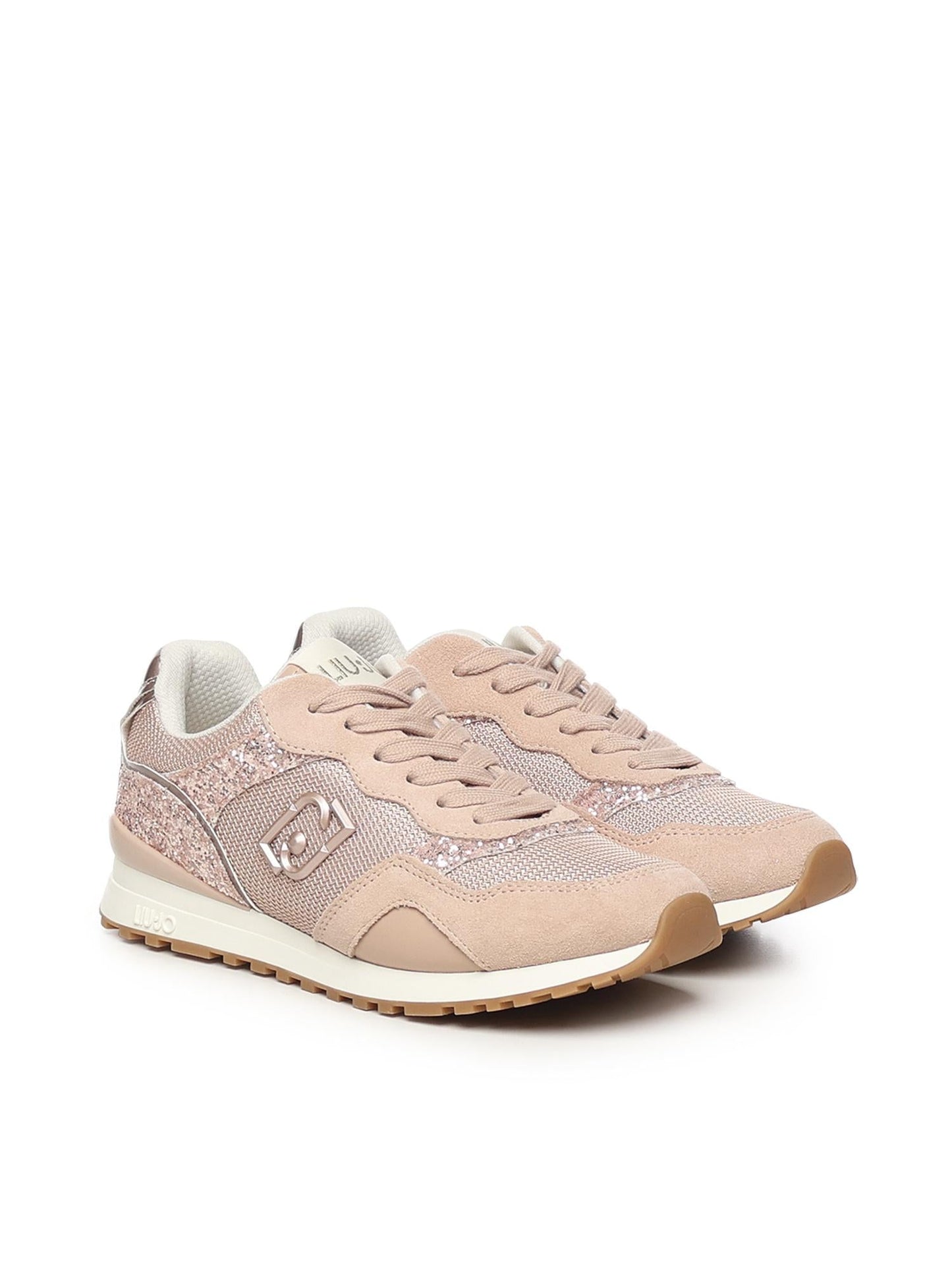 Sneakers glitter e mesh