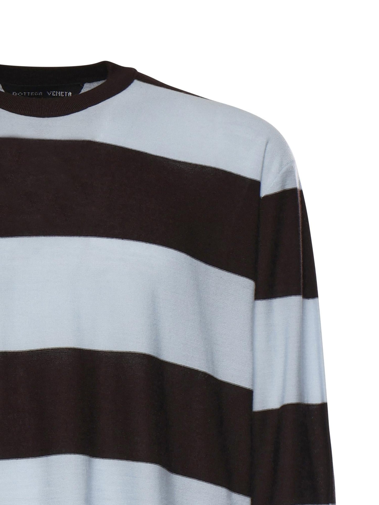 Maglia a righe in cashmere