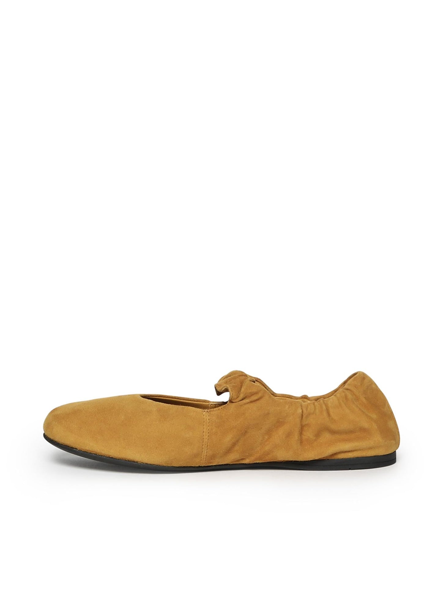 Ballerine Ruches in camoscio