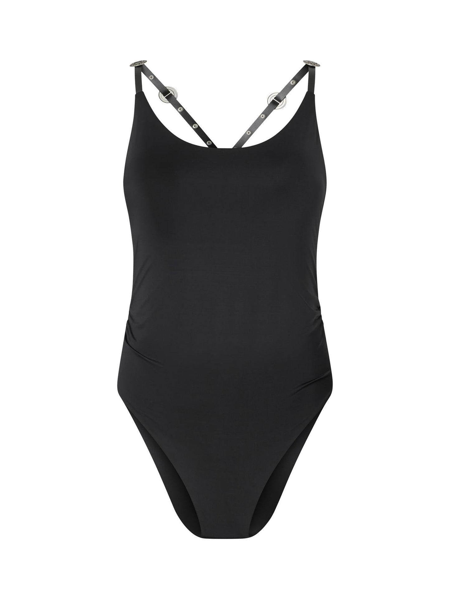 Body con spalline incrociate