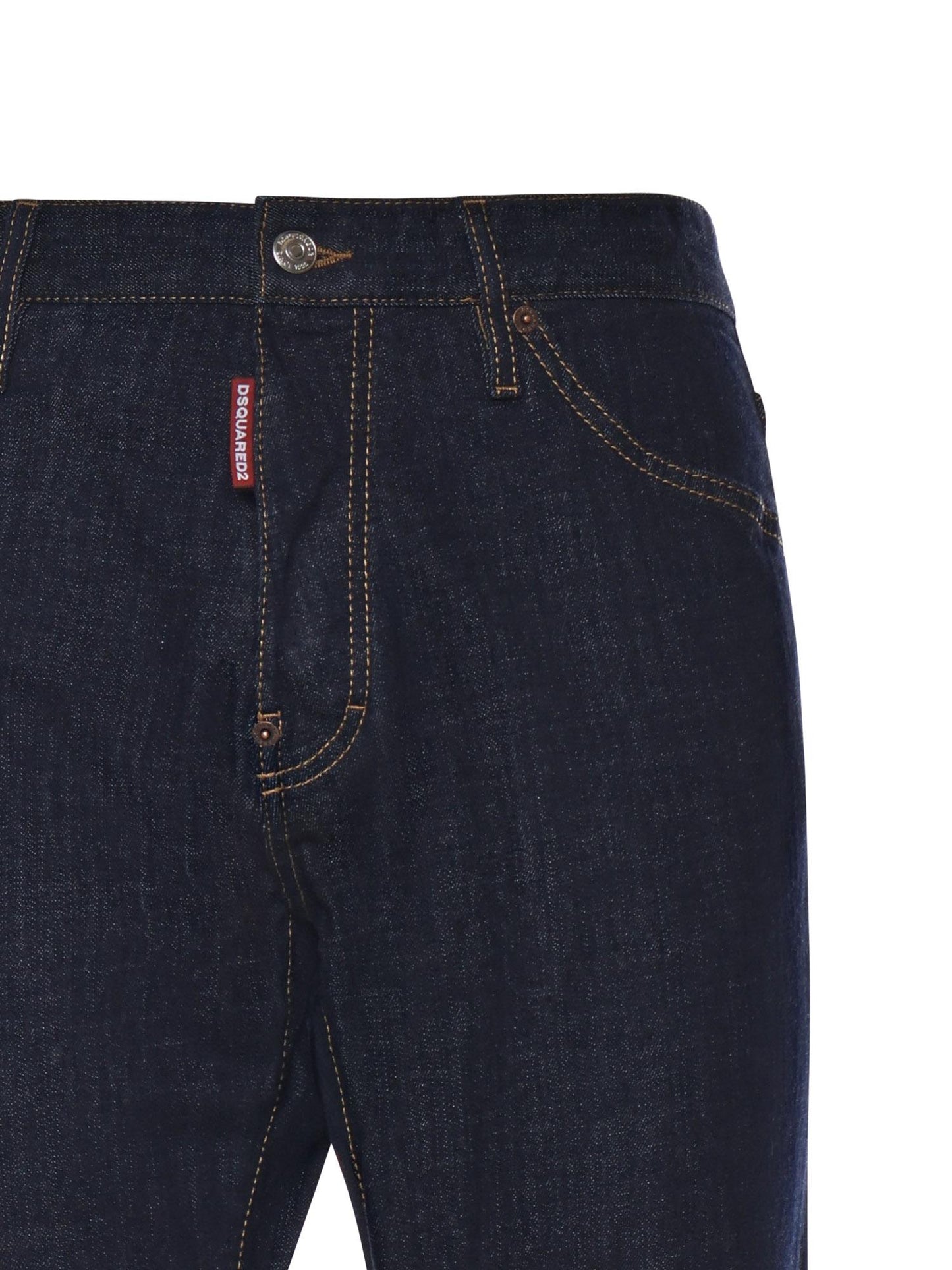 Jeans in denim di cotone stretch