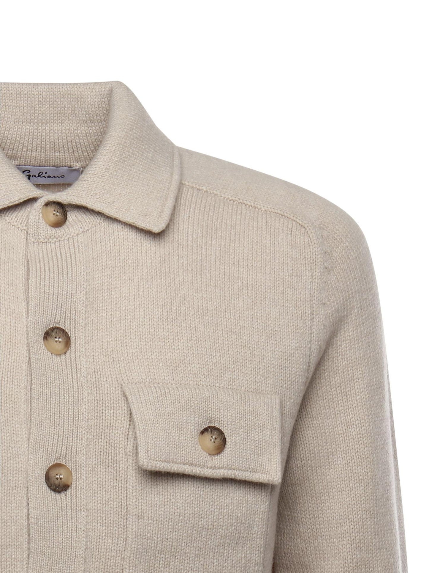 Overshirt in lana vergine