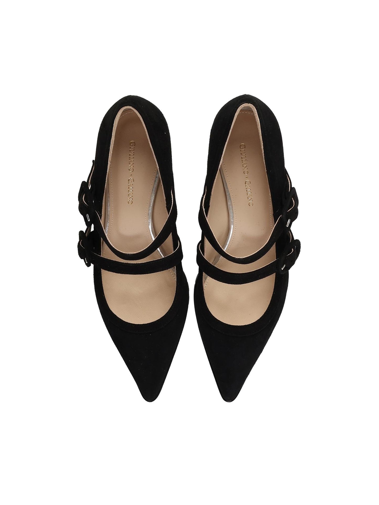 Pumps Geluci in camoscio