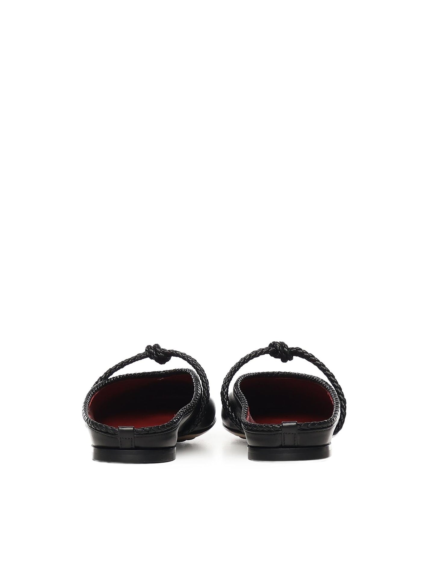 Mules Rosa in pelle