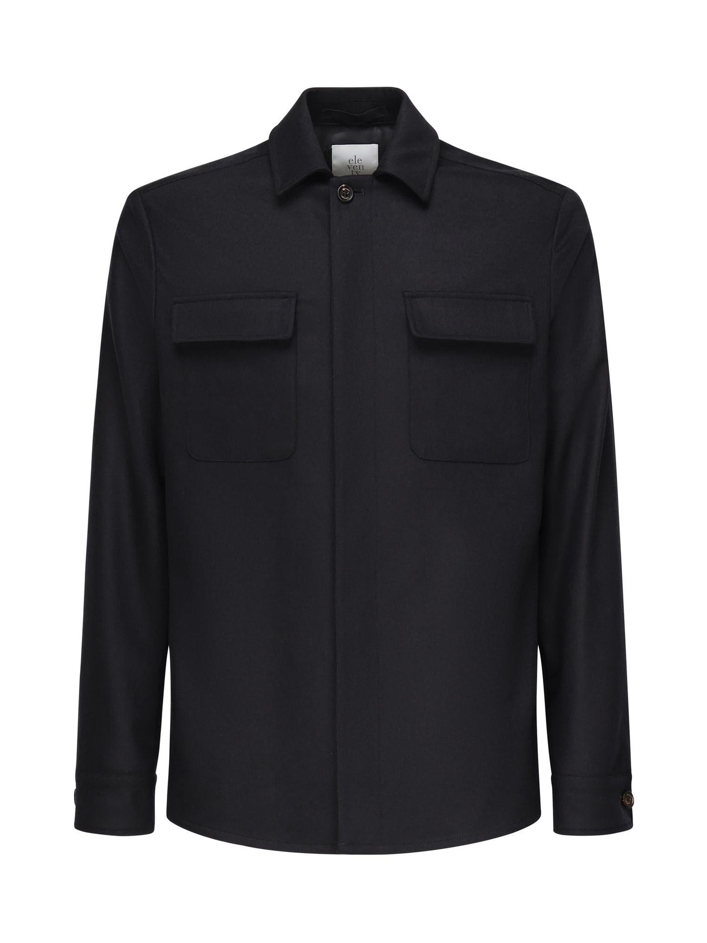 Overshirt in misto lana