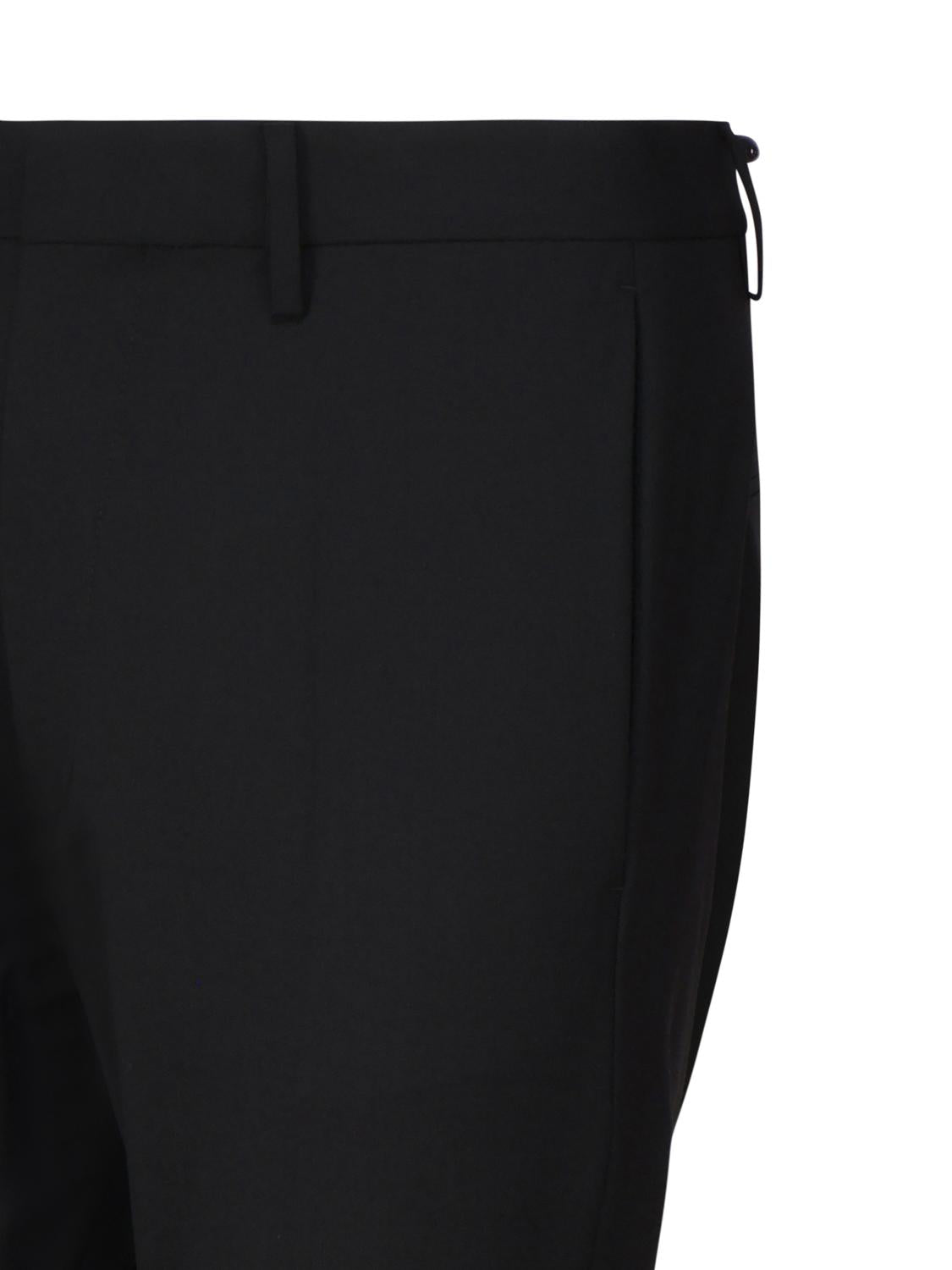 Pantaloni in misto lana stretch