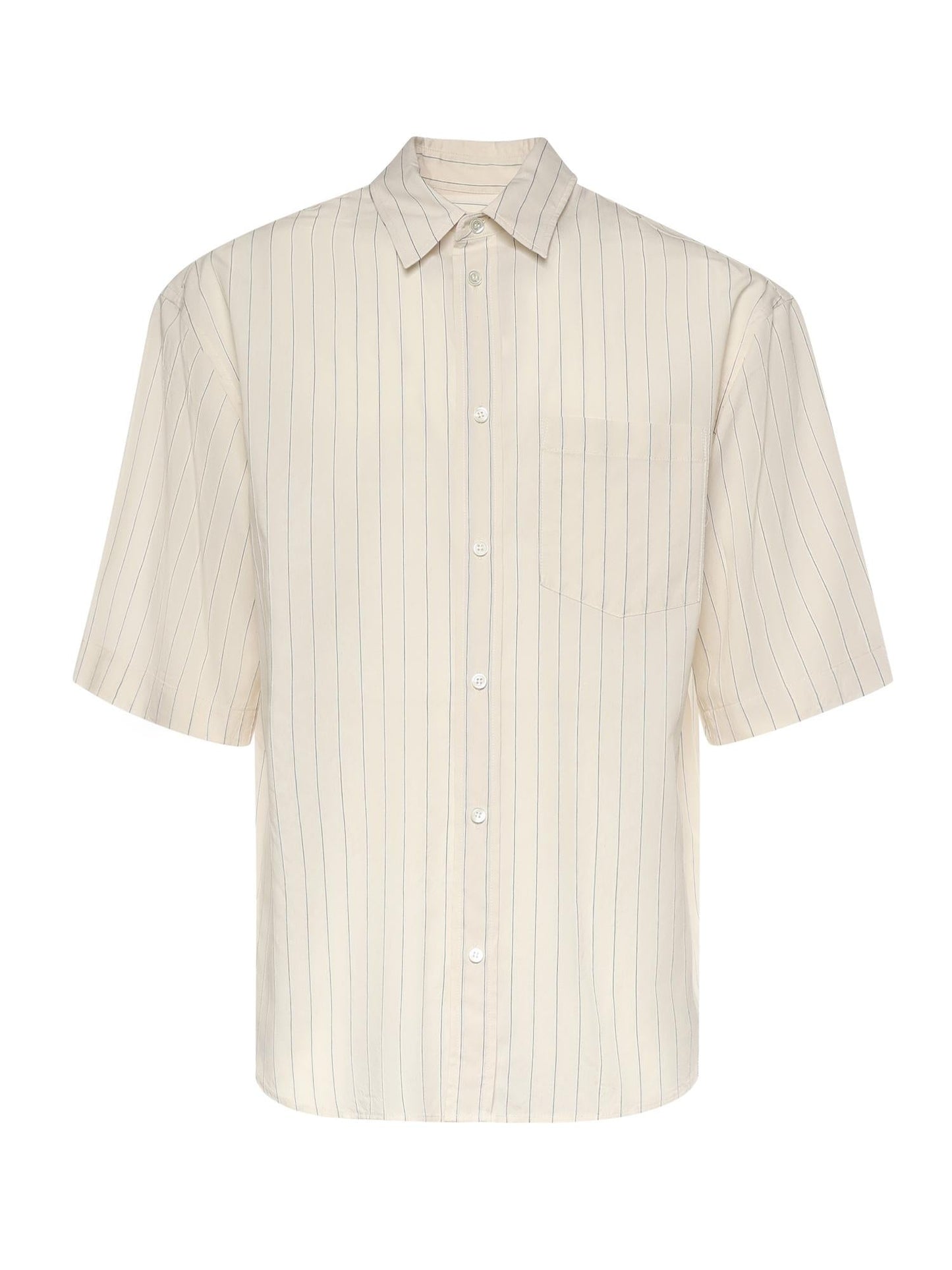 Camicia a righe in misto viscosa