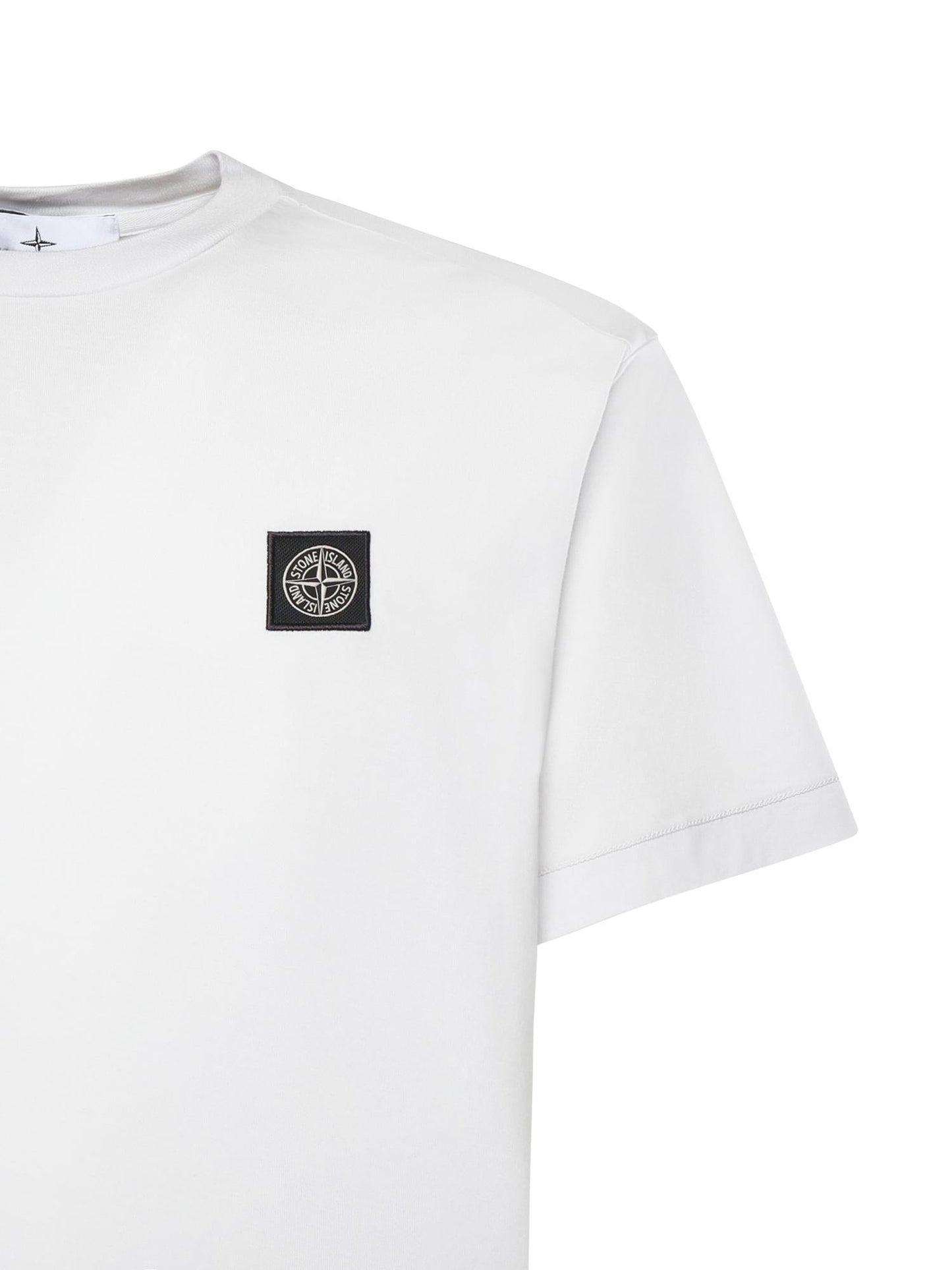 T-shirt con patch Compass in jersey di cotone