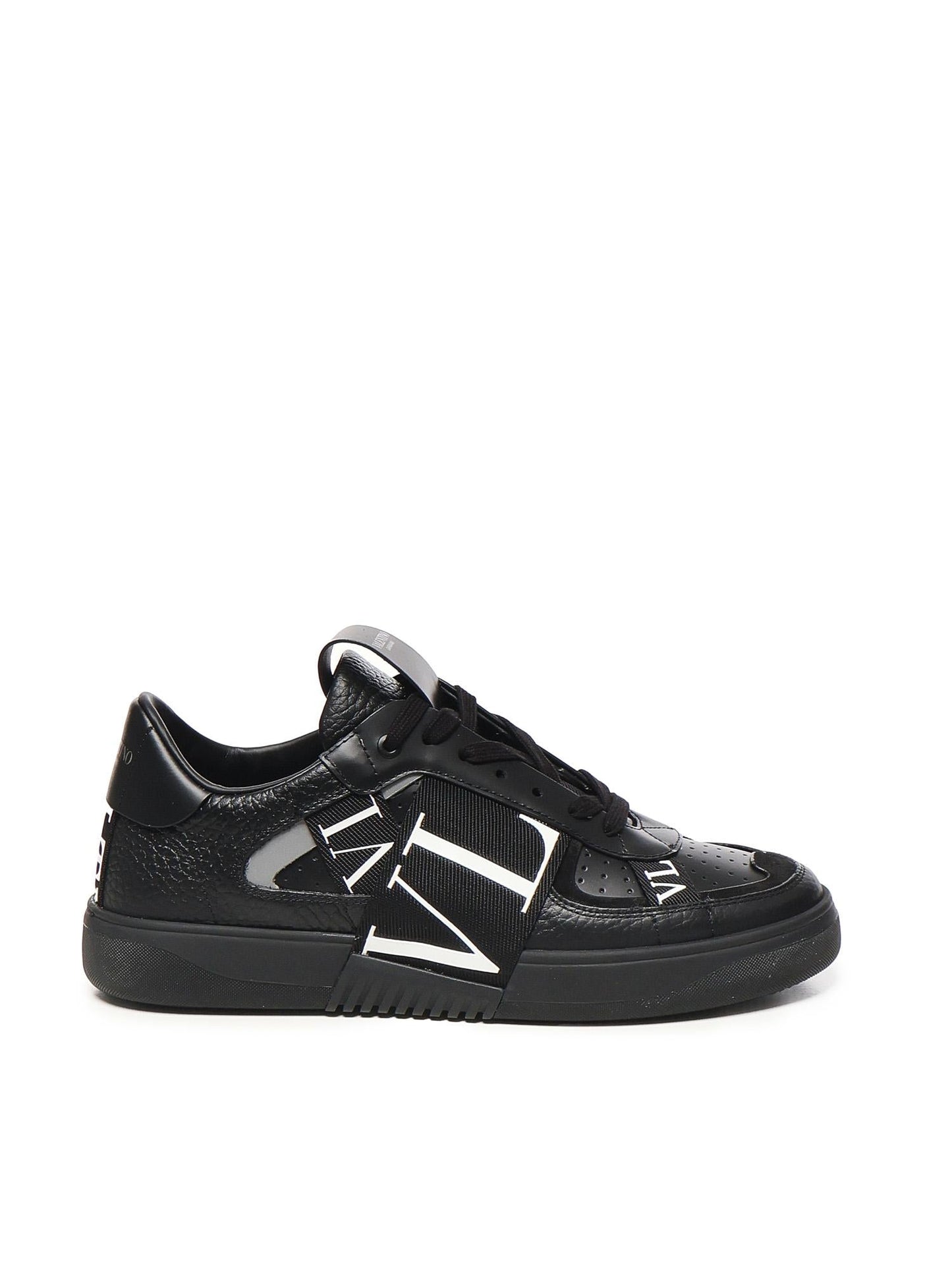 Sneaker Vl7N in vitello e nastri
