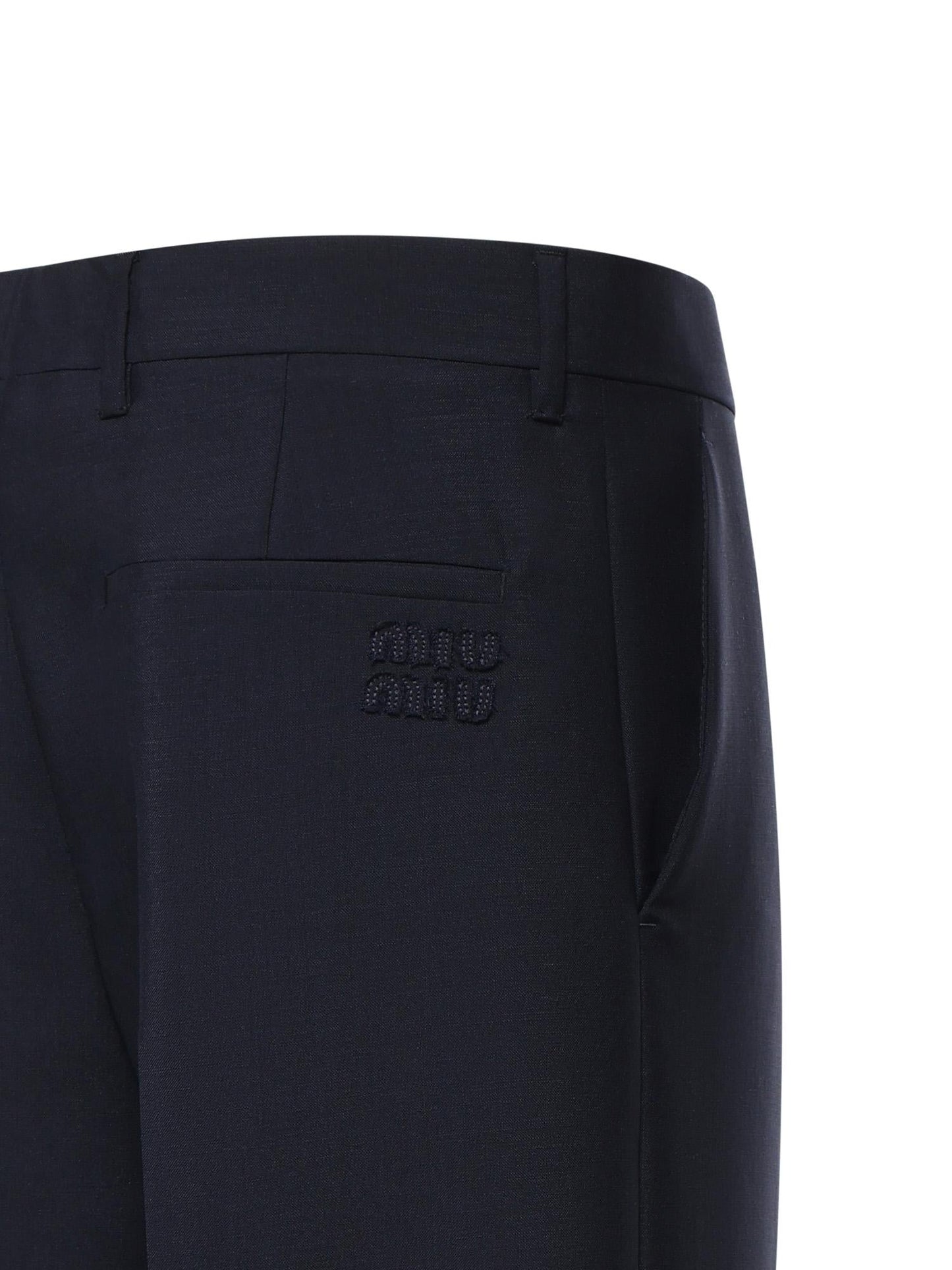 Pantaloni in kid mohair