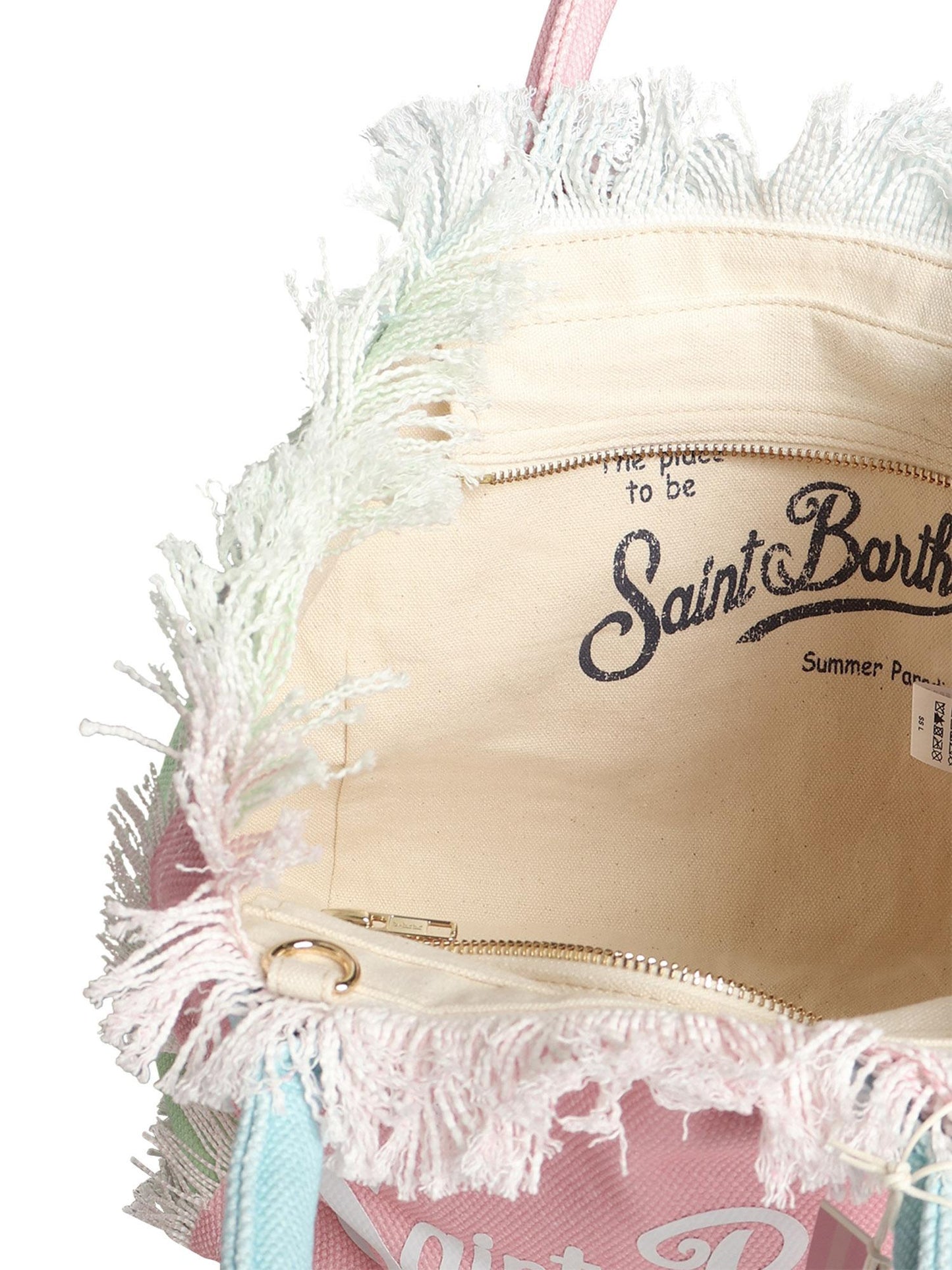 Borsa Colette in canvas con frange