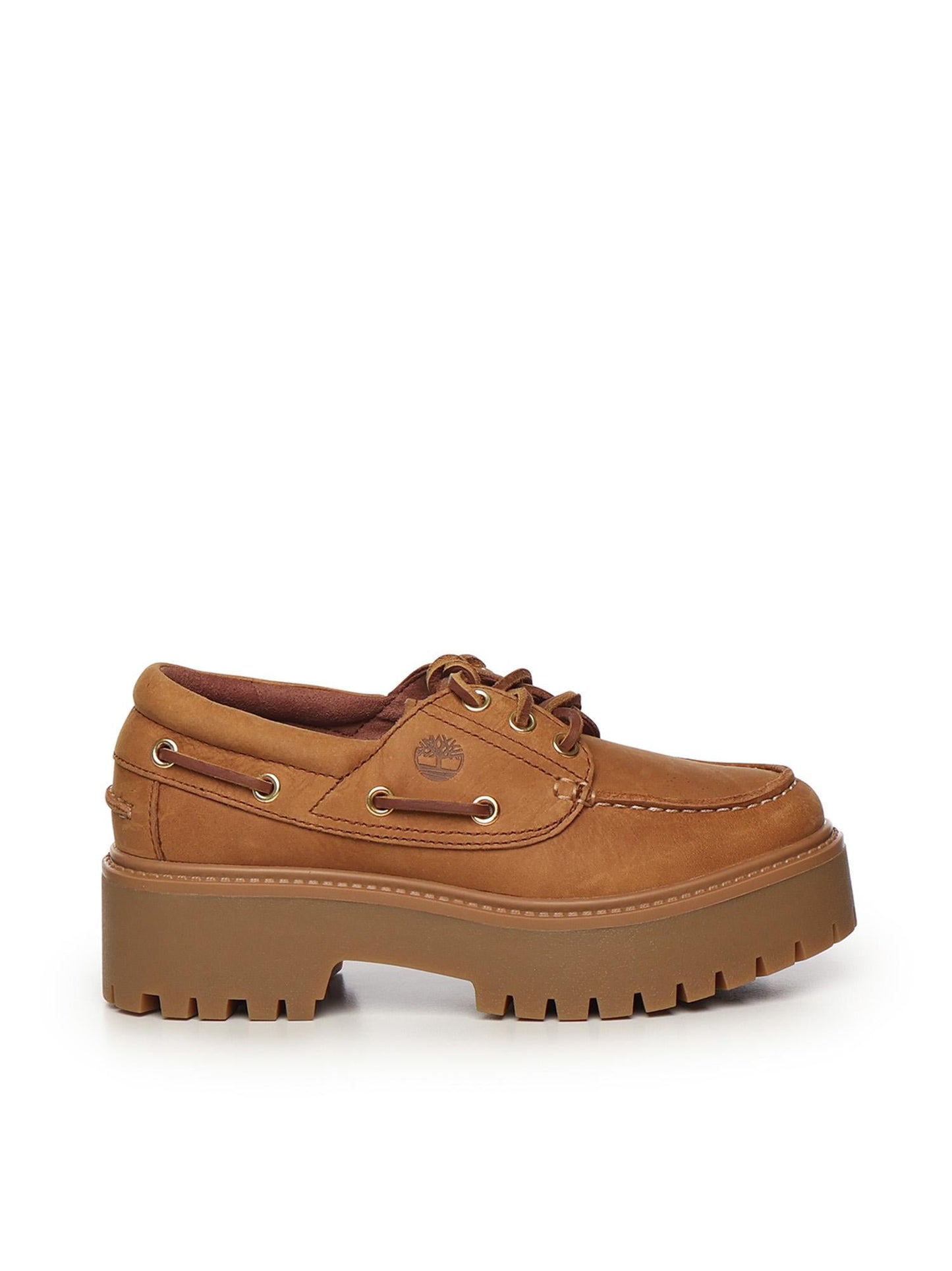 Scarpa da barca con plateau