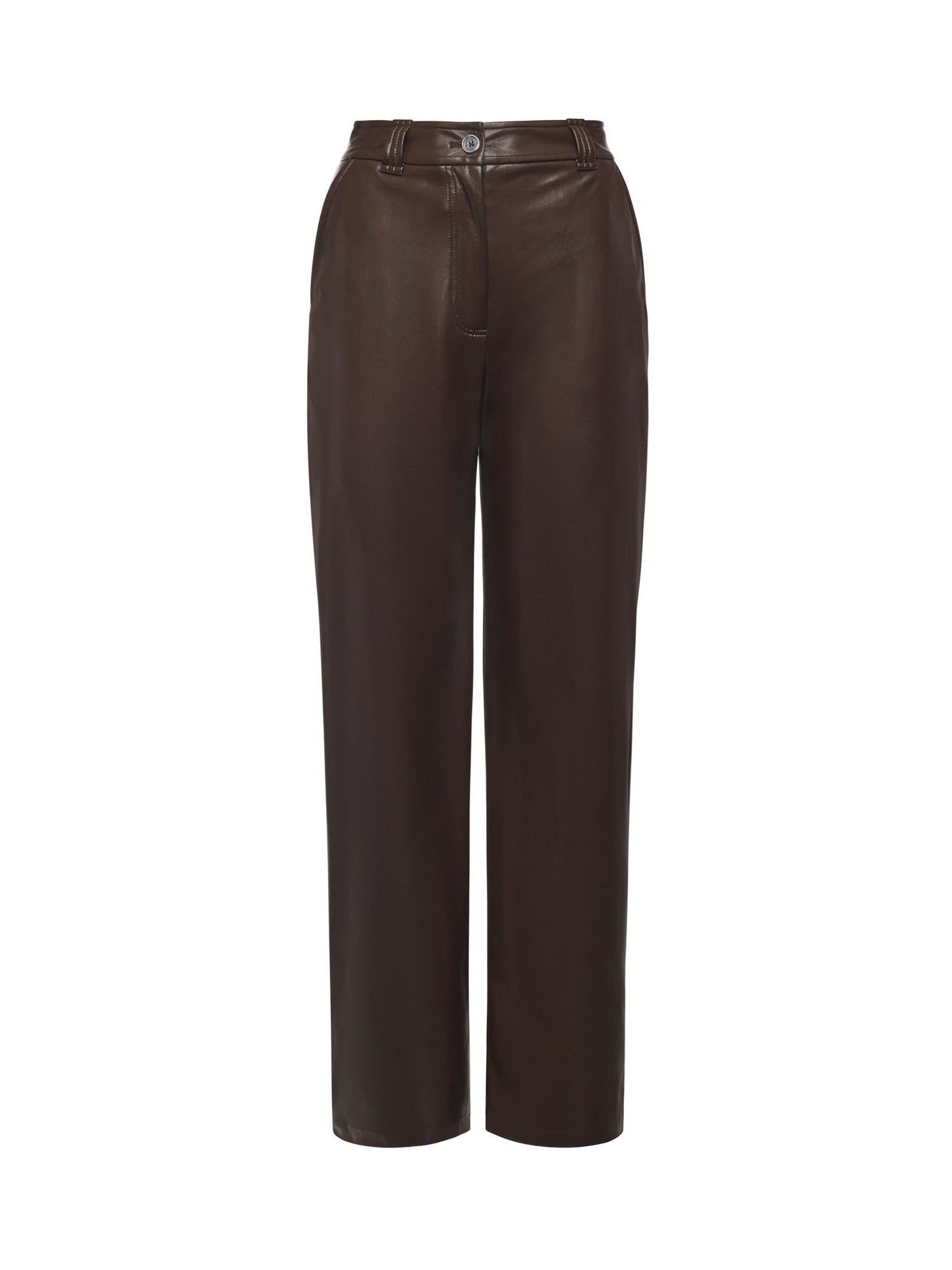 Pantaloni balloon effetto pelle soft touch