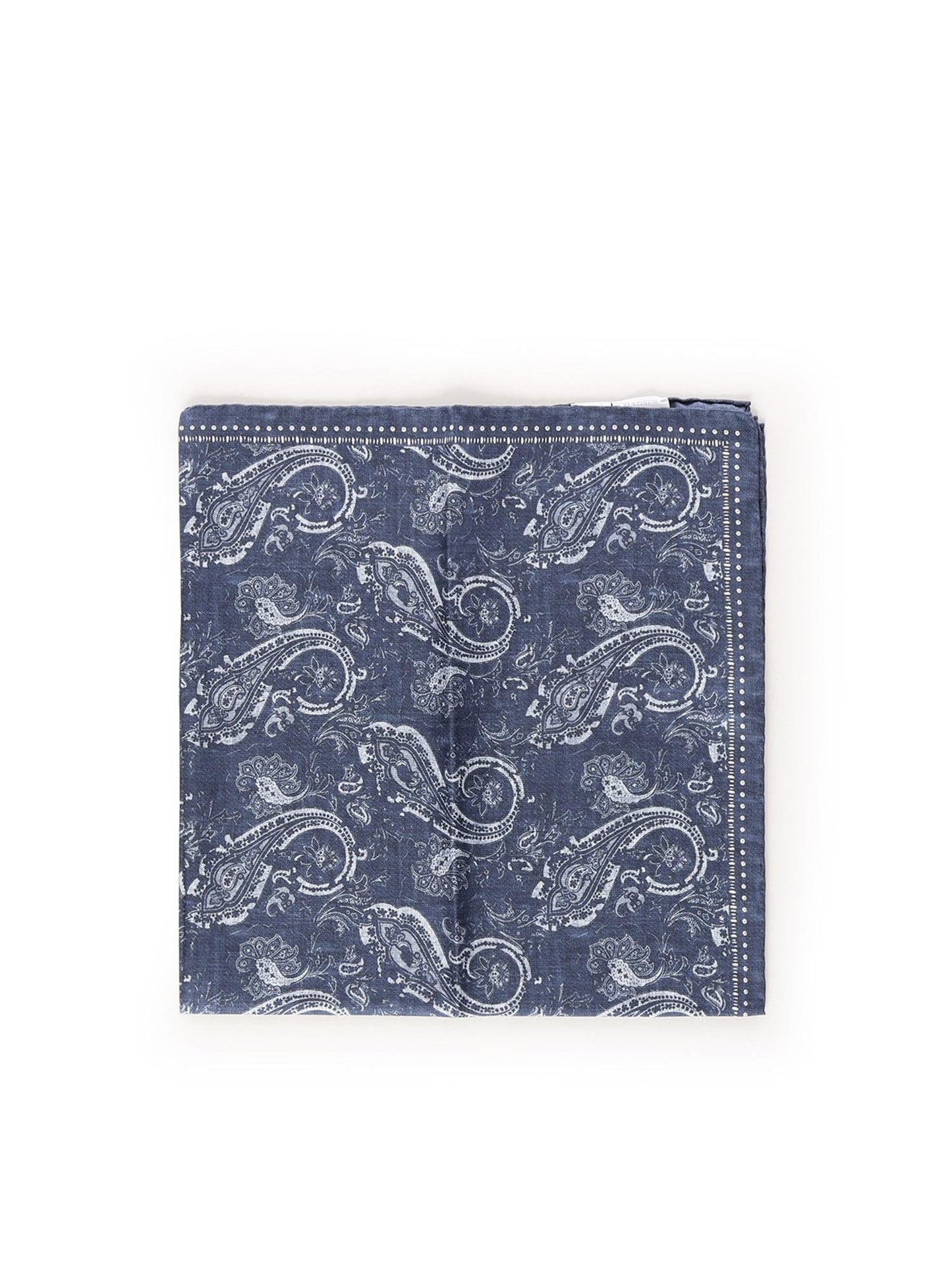 Foulard con stampa in seta