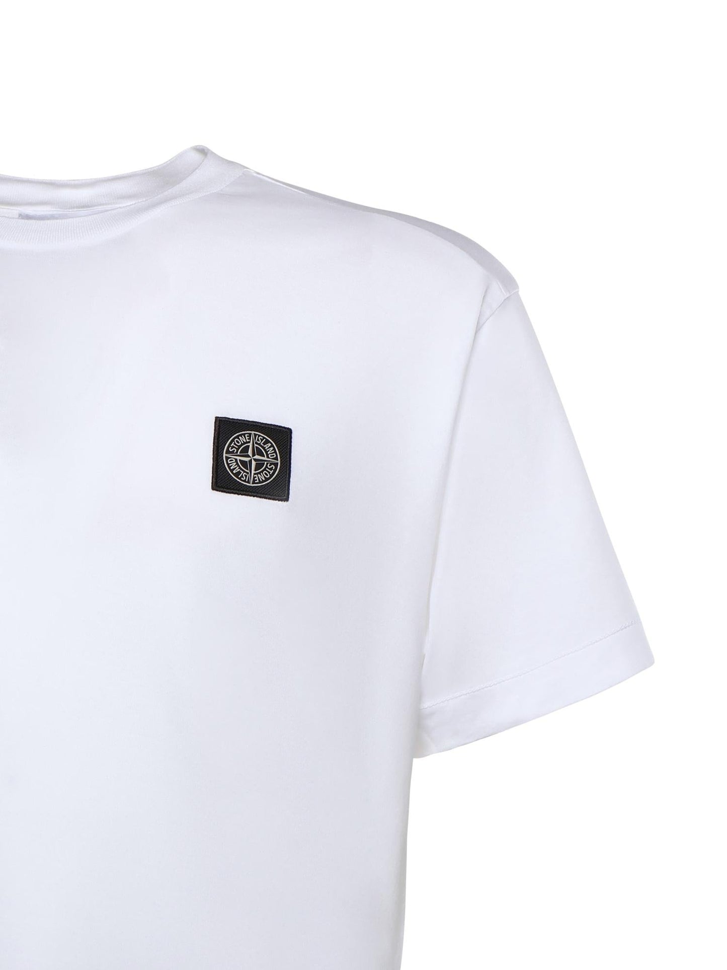 T-shirt con patch Compass in jersey di cotone