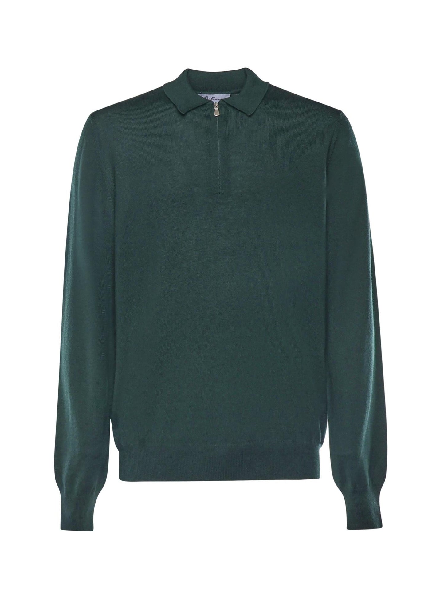 Maglia in lana con colletto polo