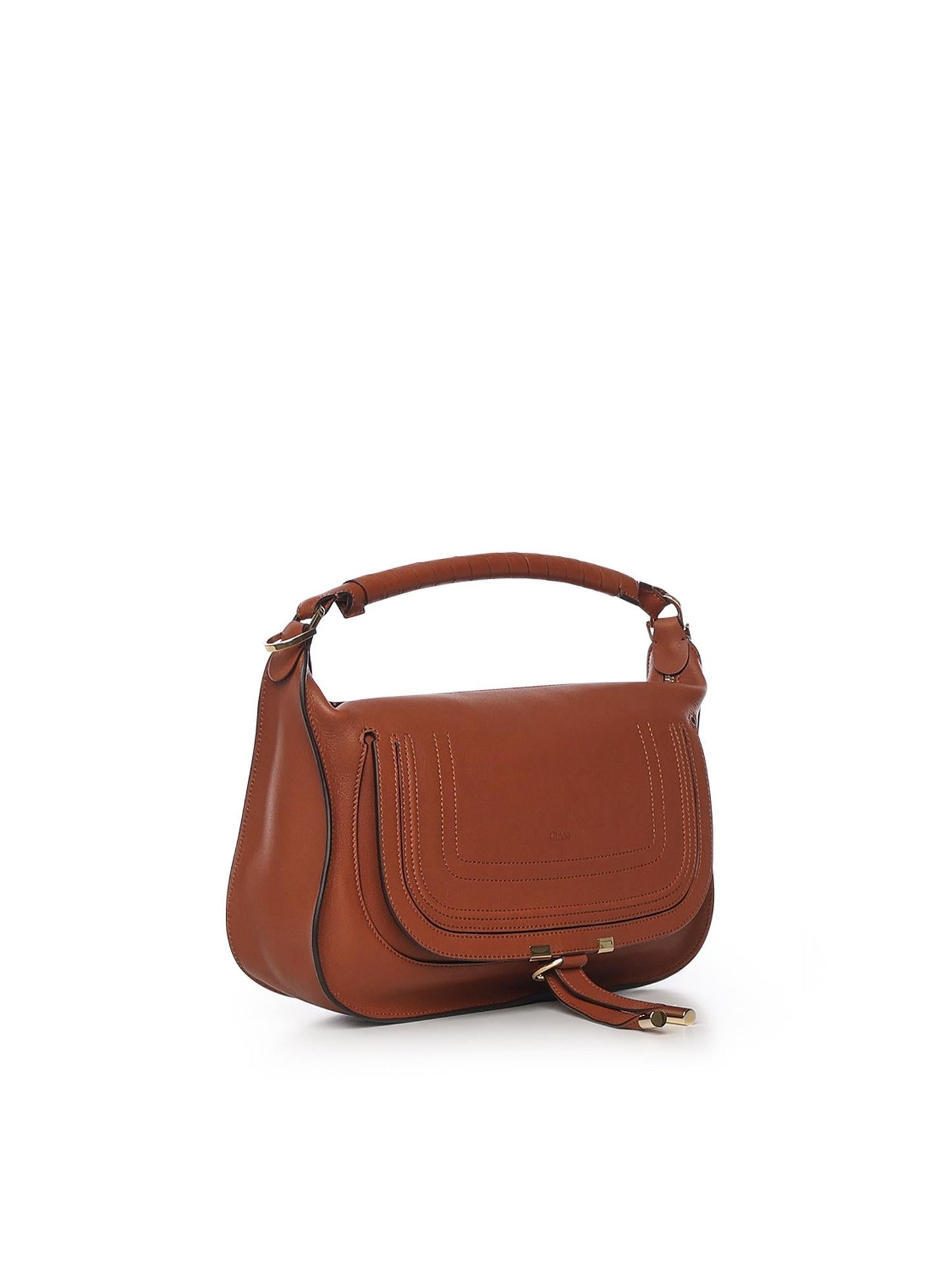 Borsa a spalla Marcie piccola in pelle