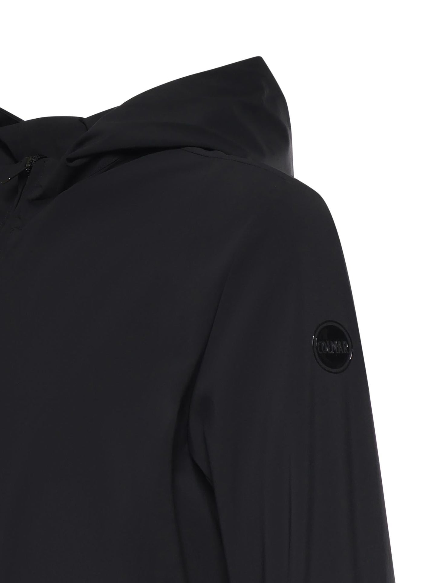 Giacca stretch con cappuccio