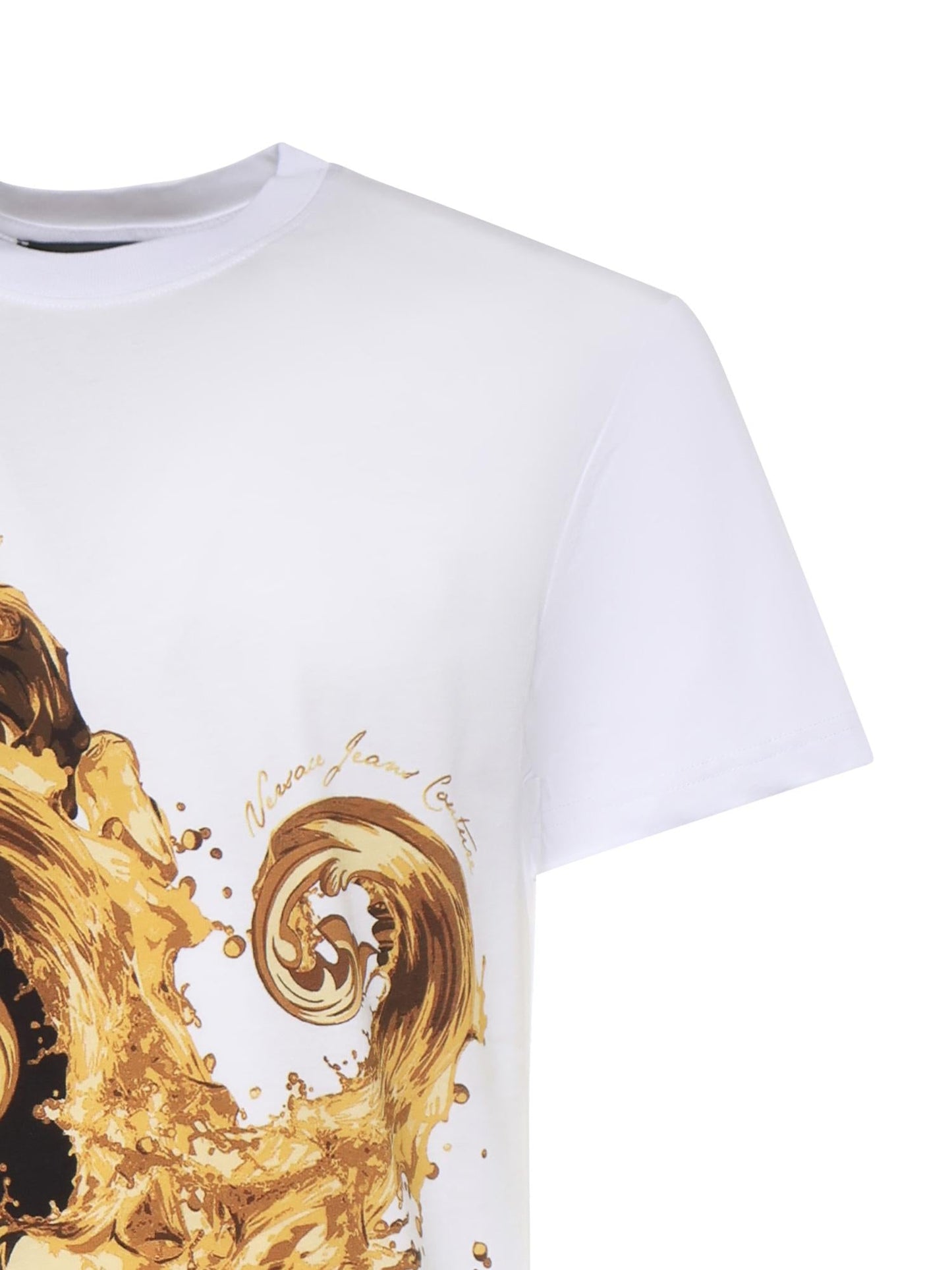 T-shirt in jersey di cotone con stampa