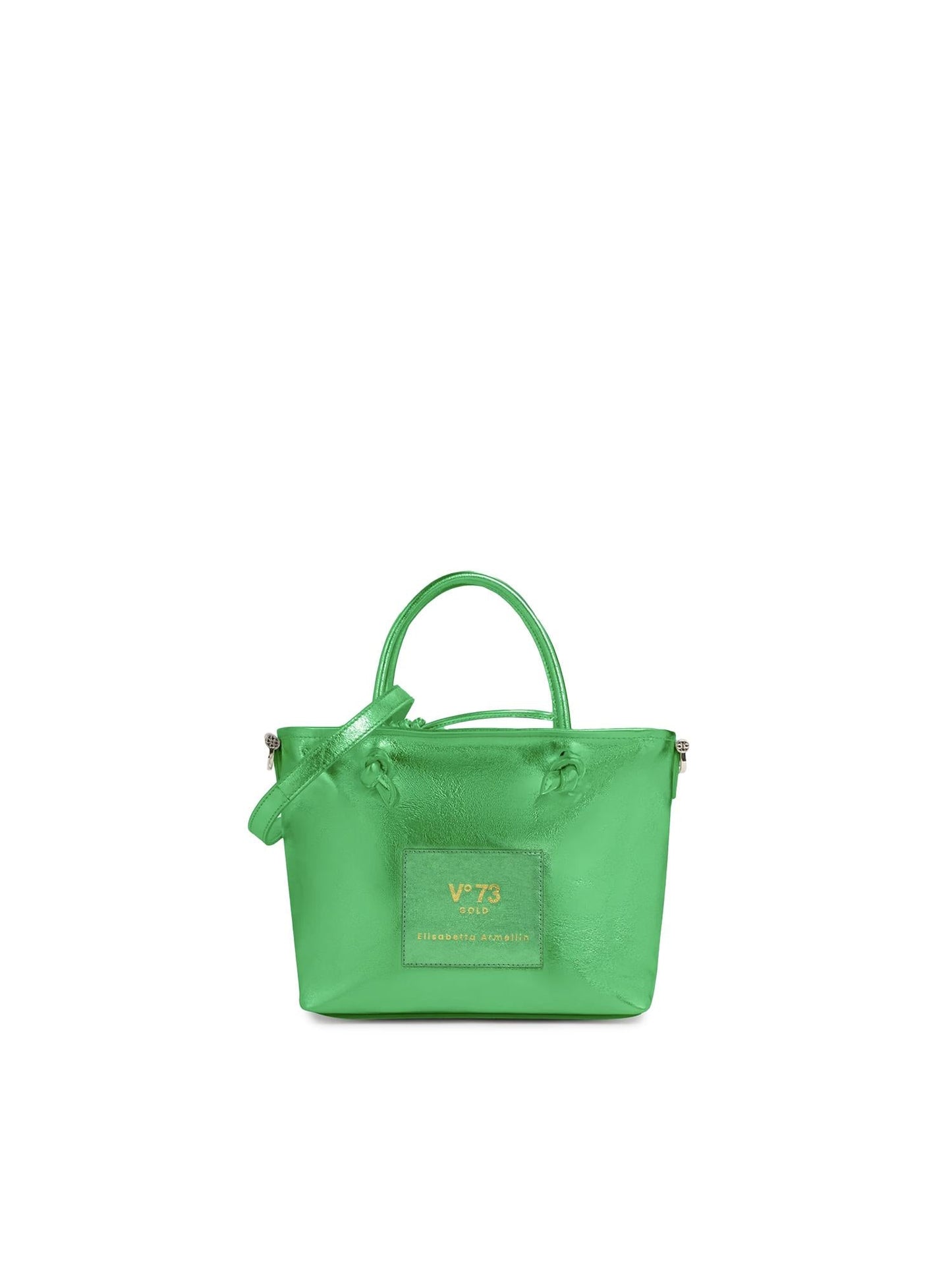 Mini bag in pelle con logo