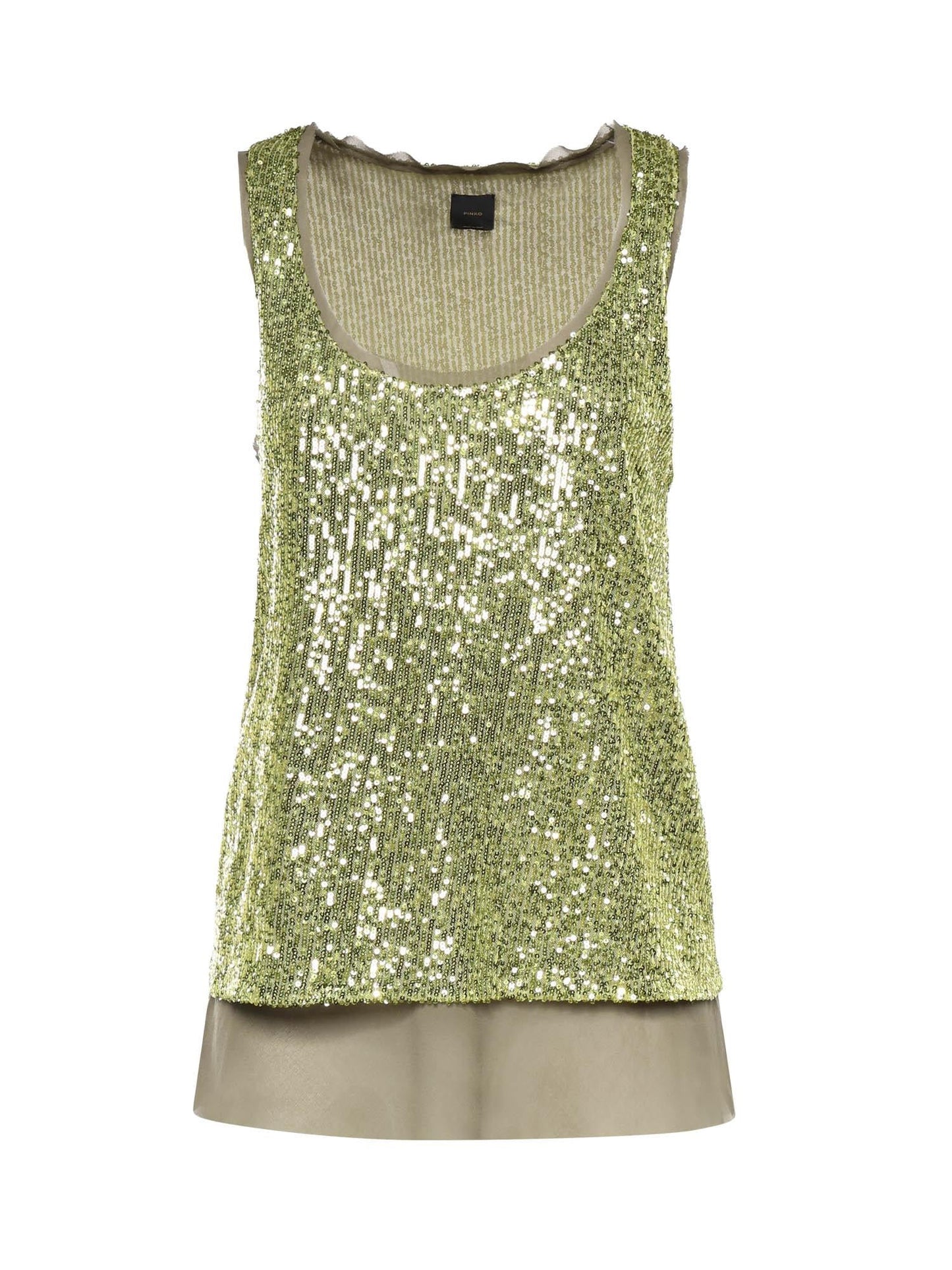 Canotta full paillettes