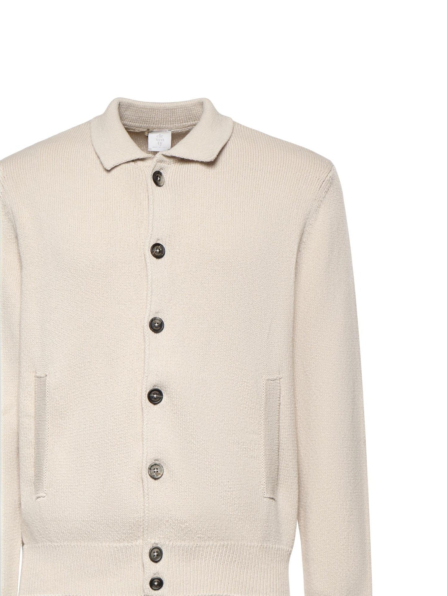 Cardigan in cotone e seta
