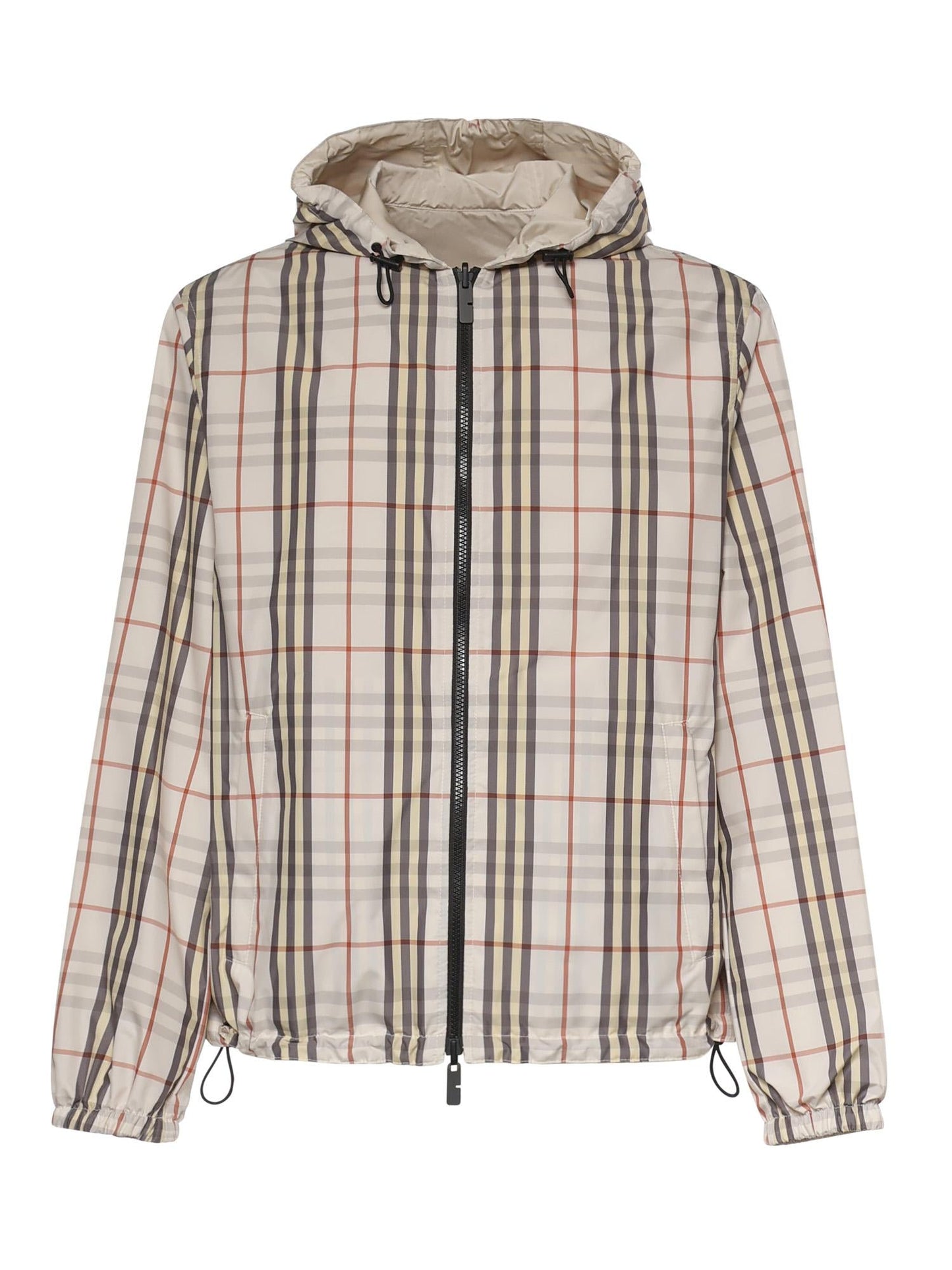 Giacca reversibile Burberry Check con cappuccio
