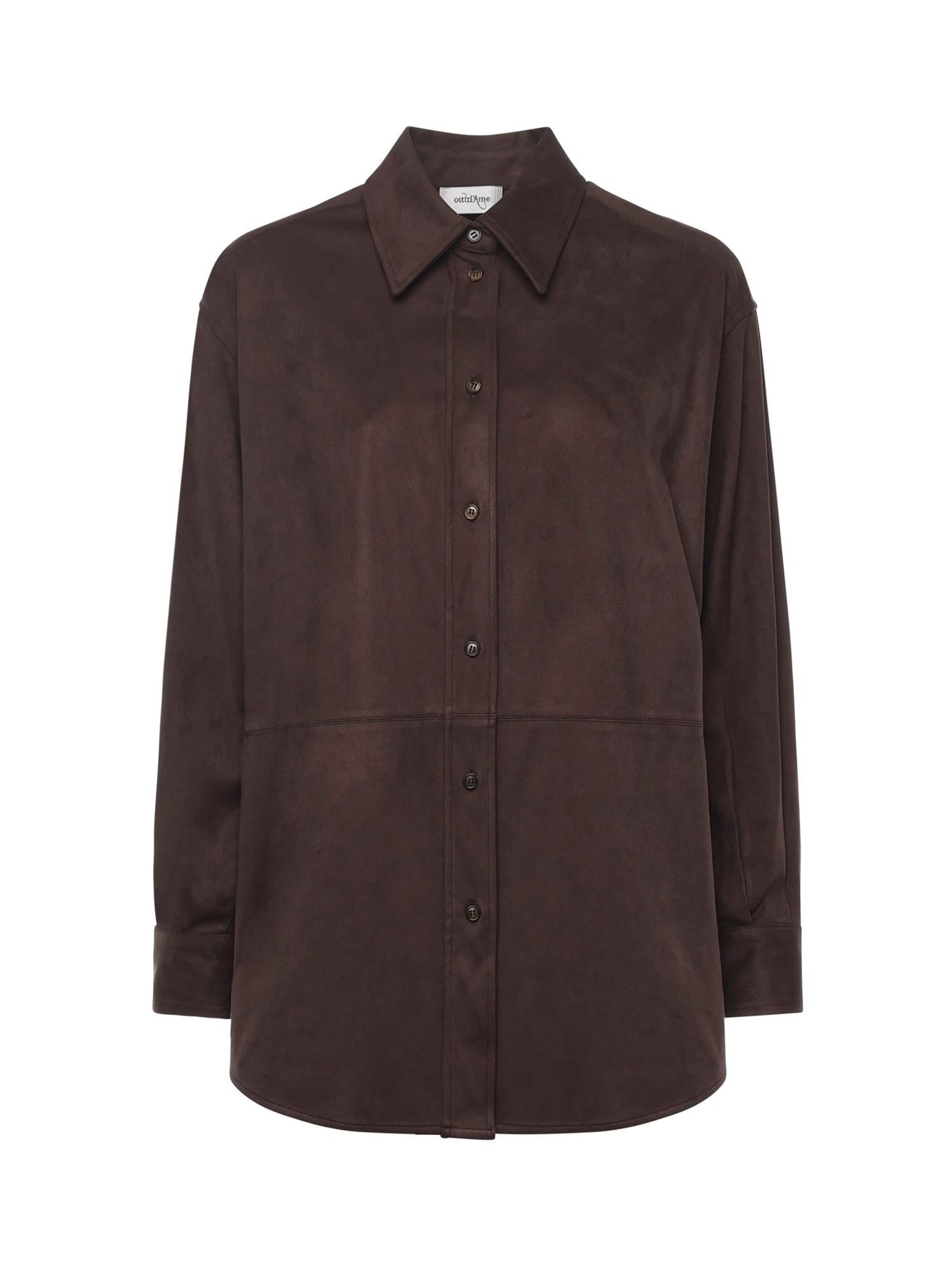 Camicia con fondo arrotondato
