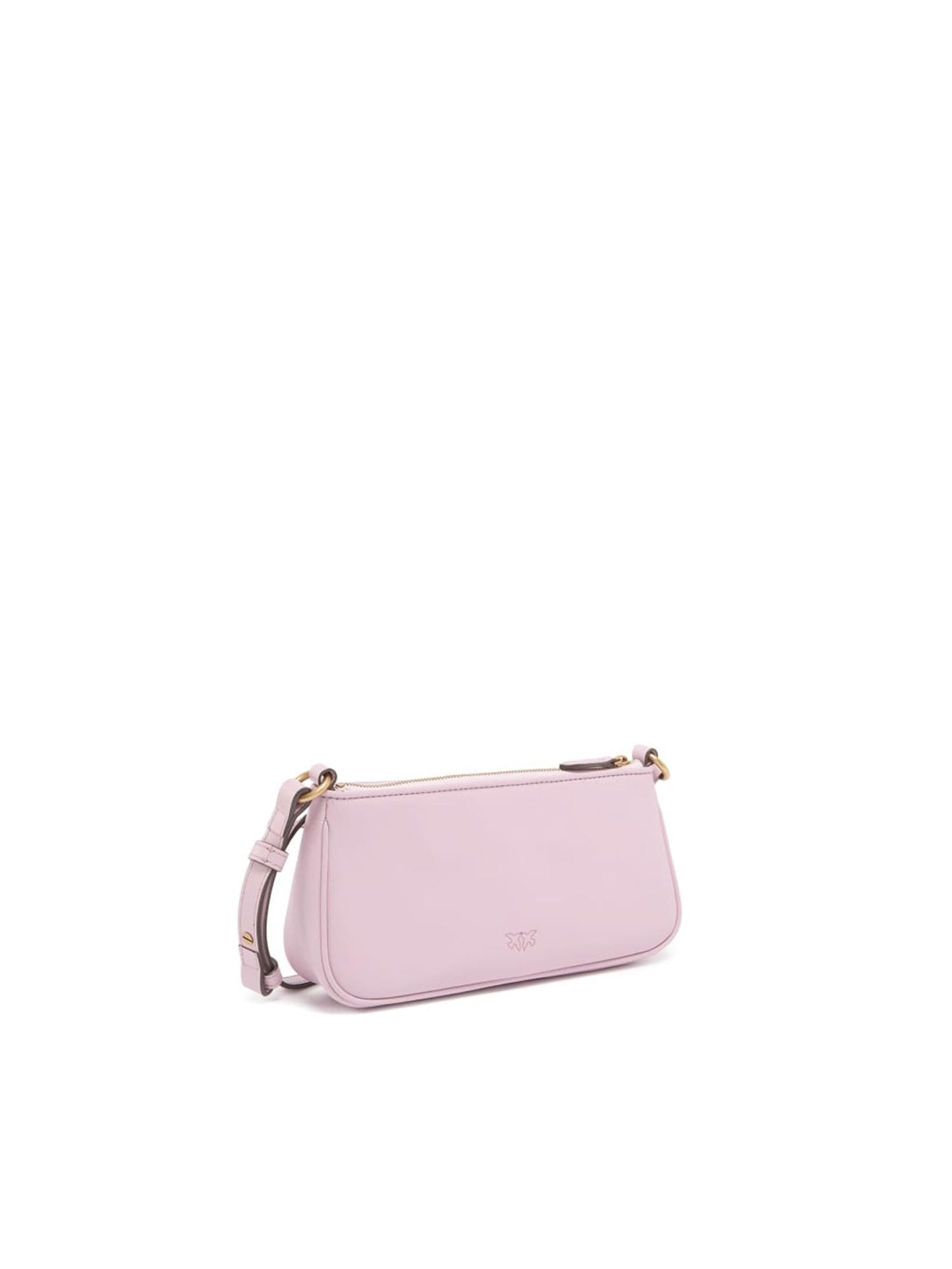 Borsa a tracolla Mini Half Moon Horizontal in pelle