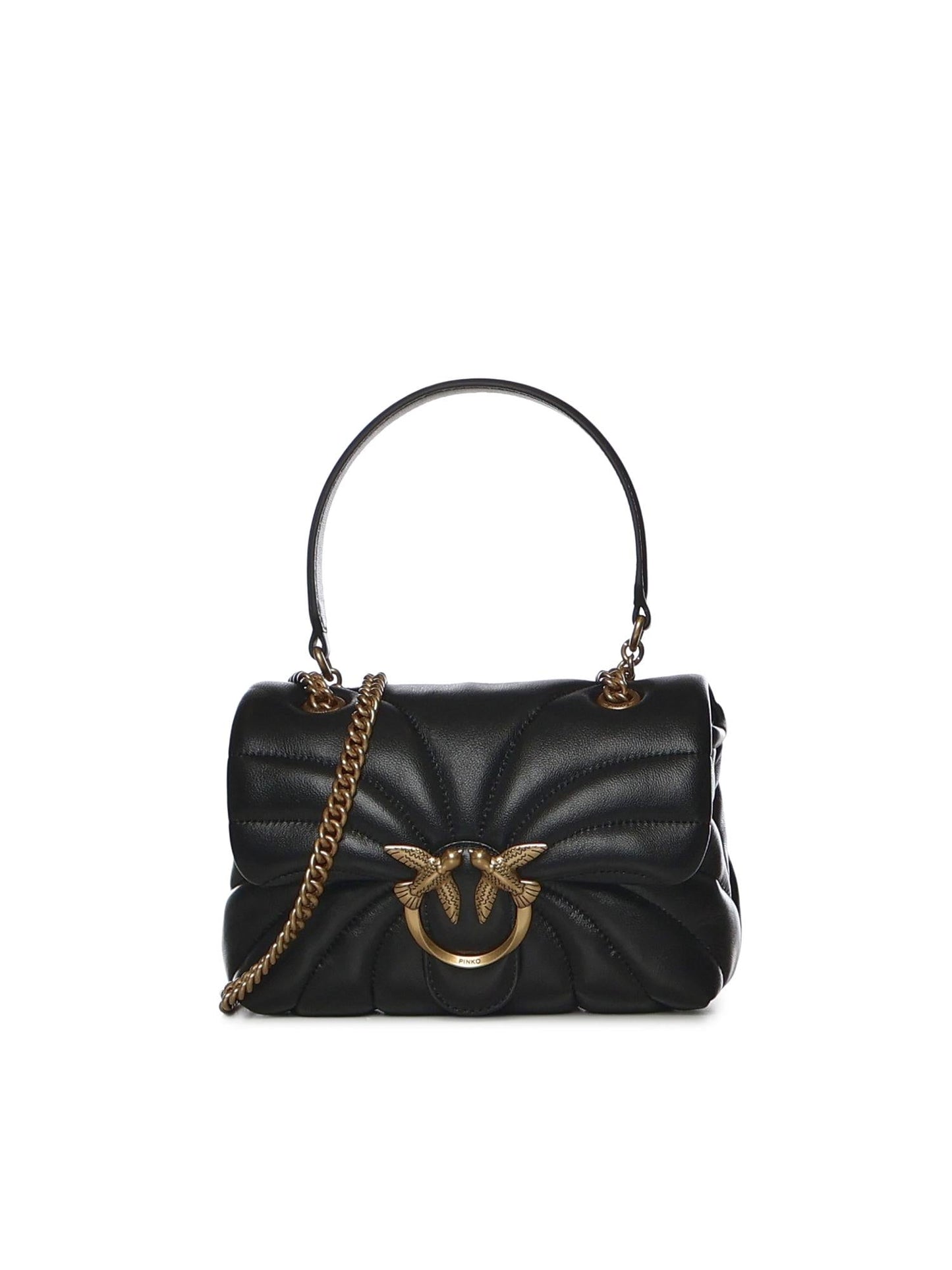 Mini bag Love Bag Puff Butterfly a tracolla in nappa