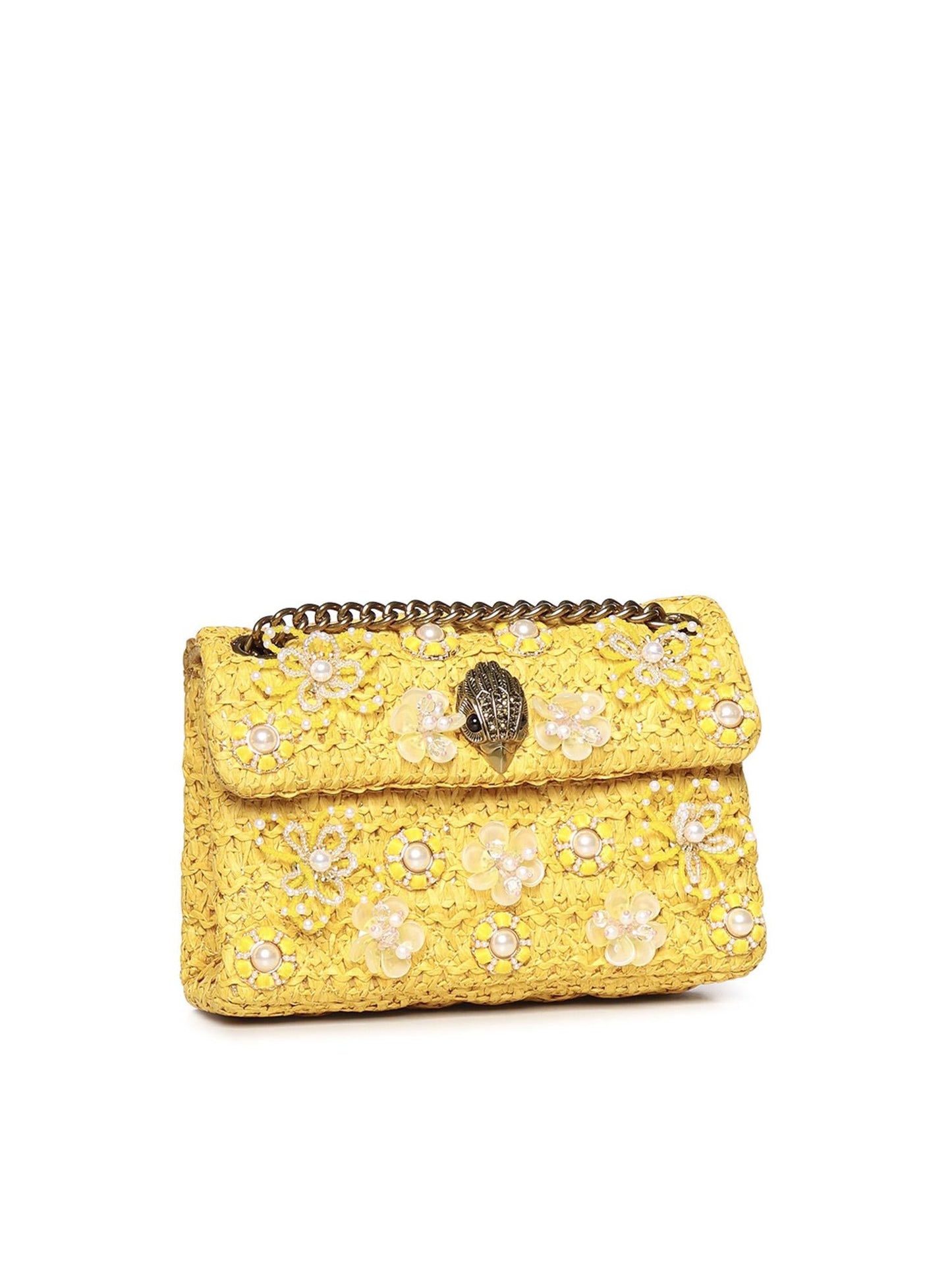 Mini bag Kensington in rafia