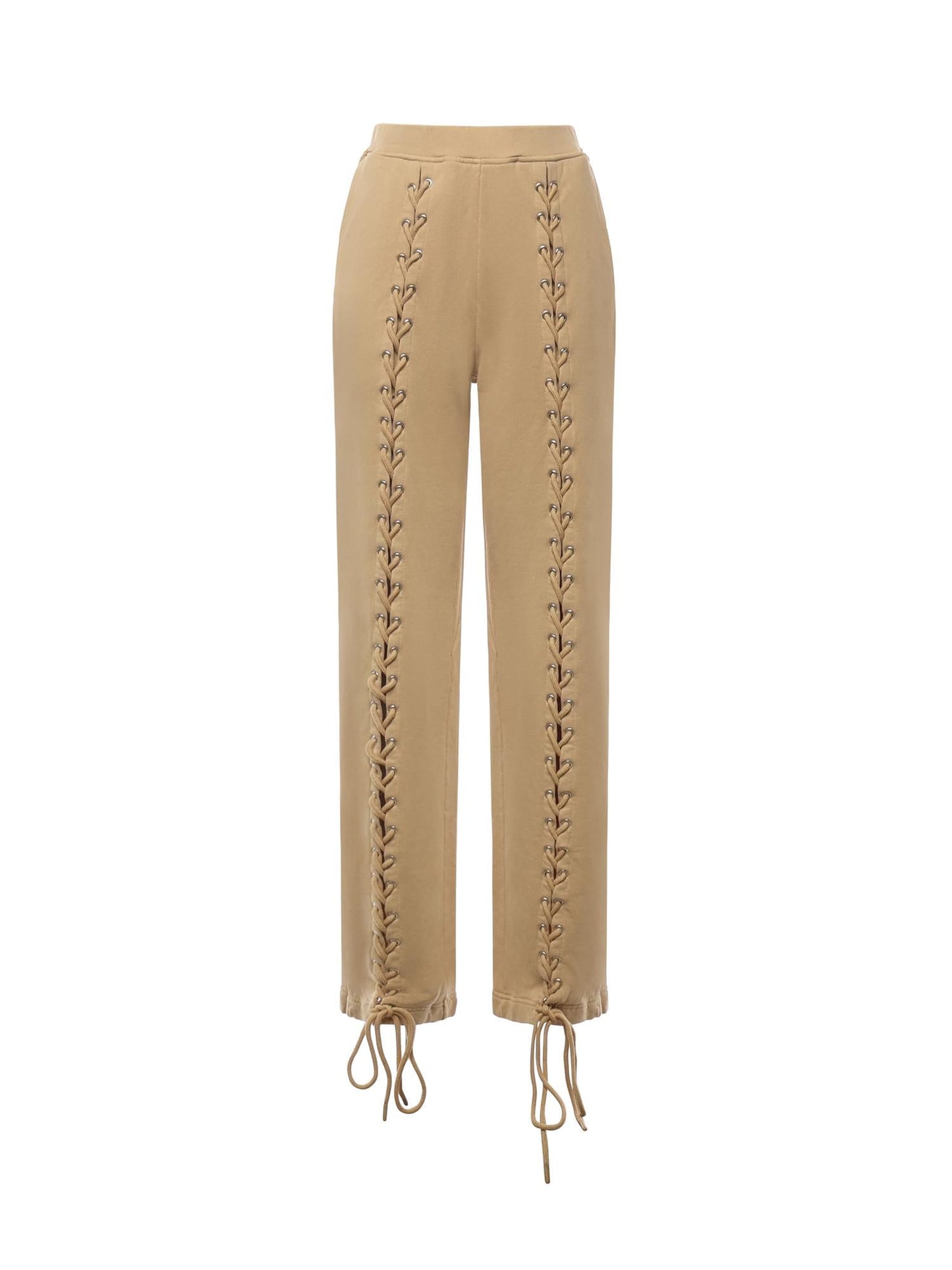 Pantalone con lacci in cotone