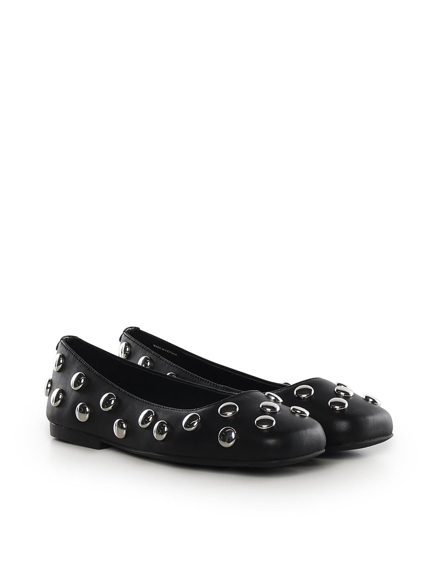 Ballerina Matilda in pelle con borchie