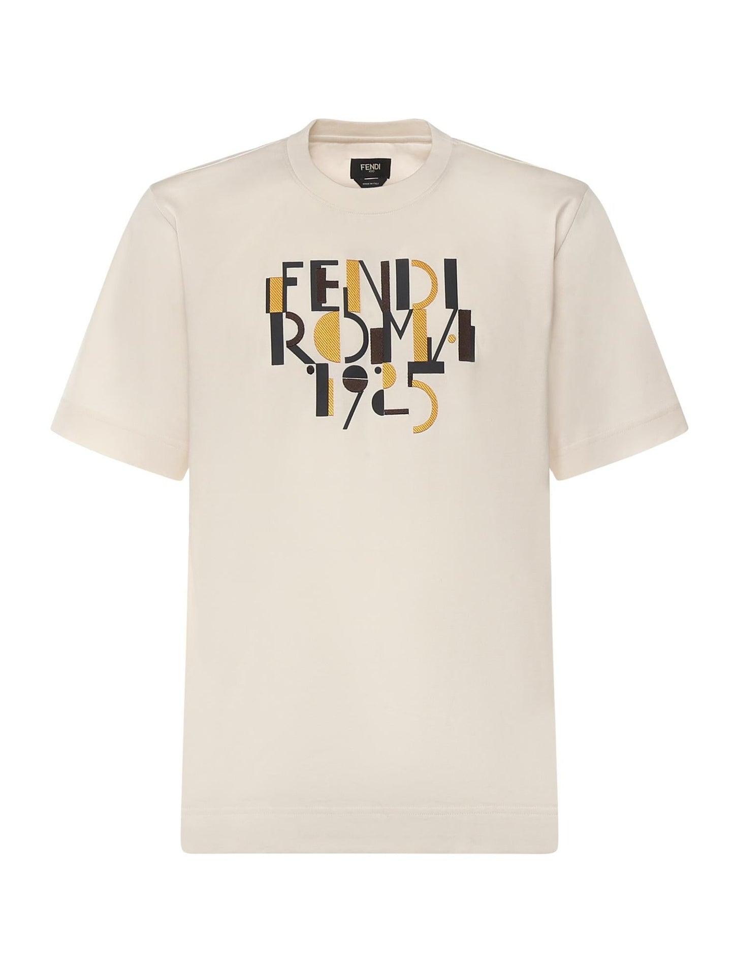 T-shirt in cotone con stampa logo