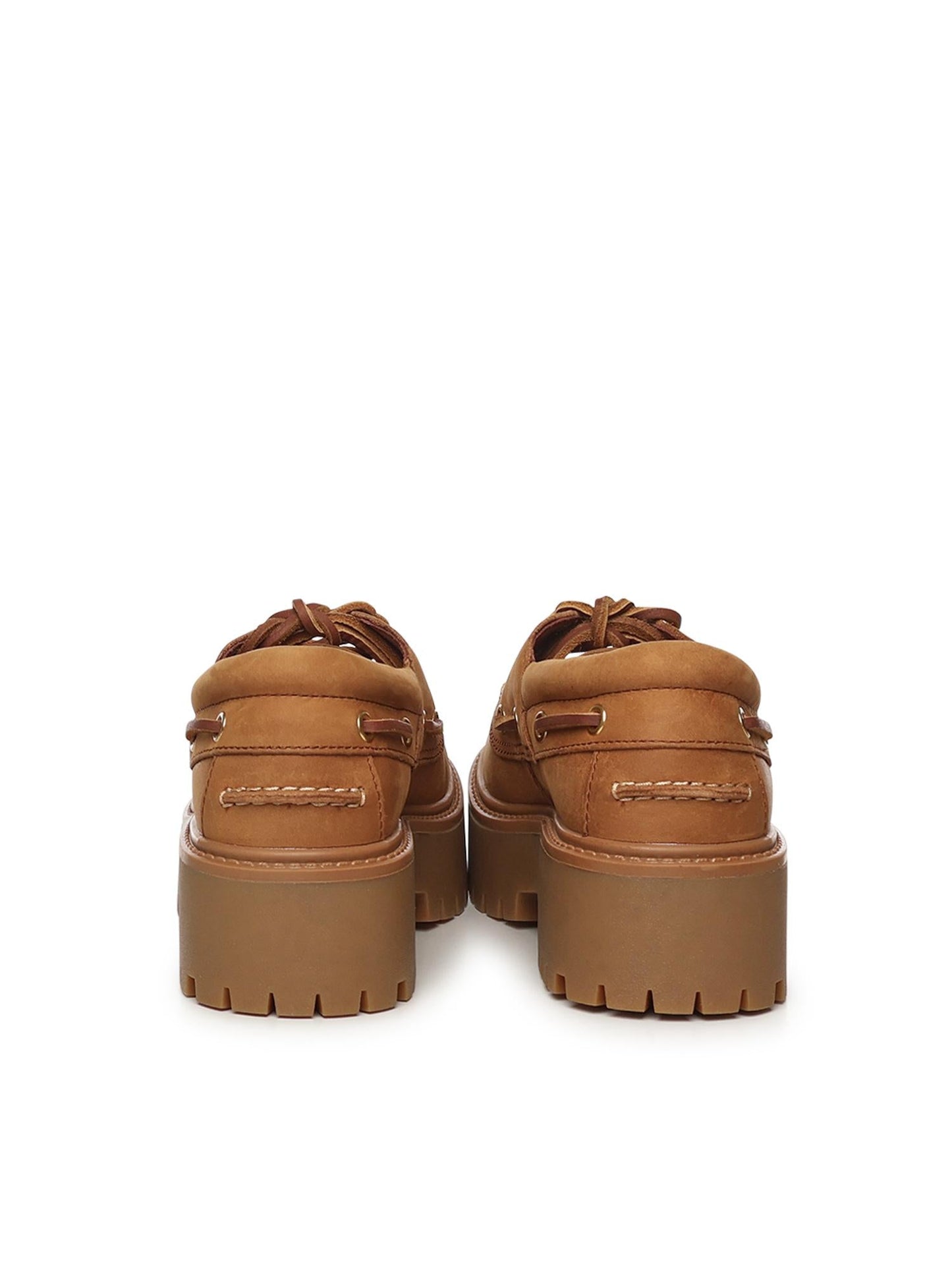 Scarpa da barca con plateau