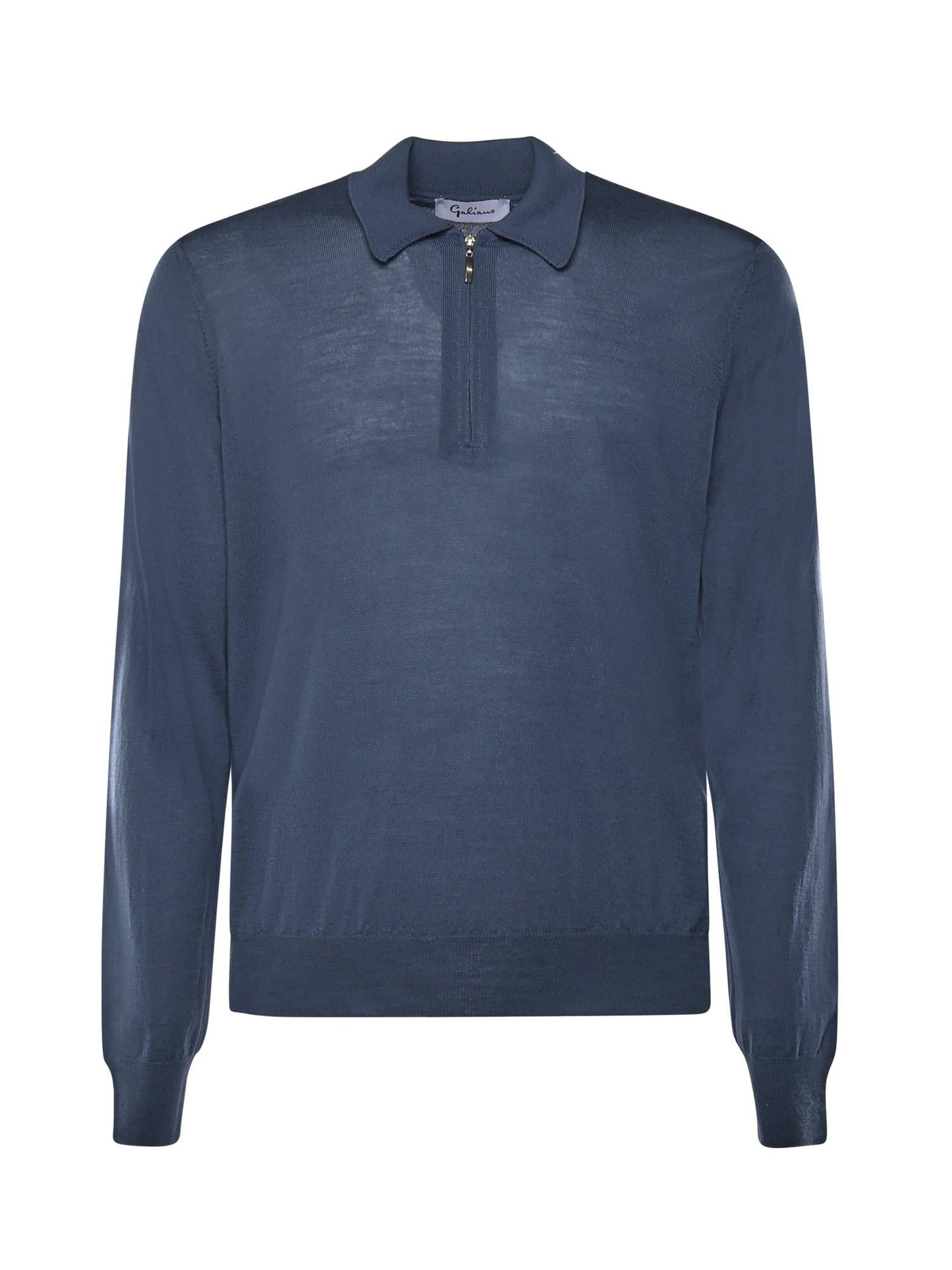Maglia in lana con colletto polo